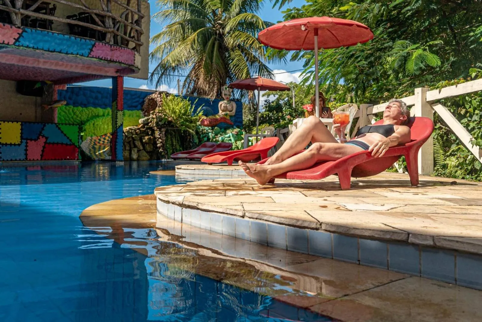 People in Pousada das Galinhas