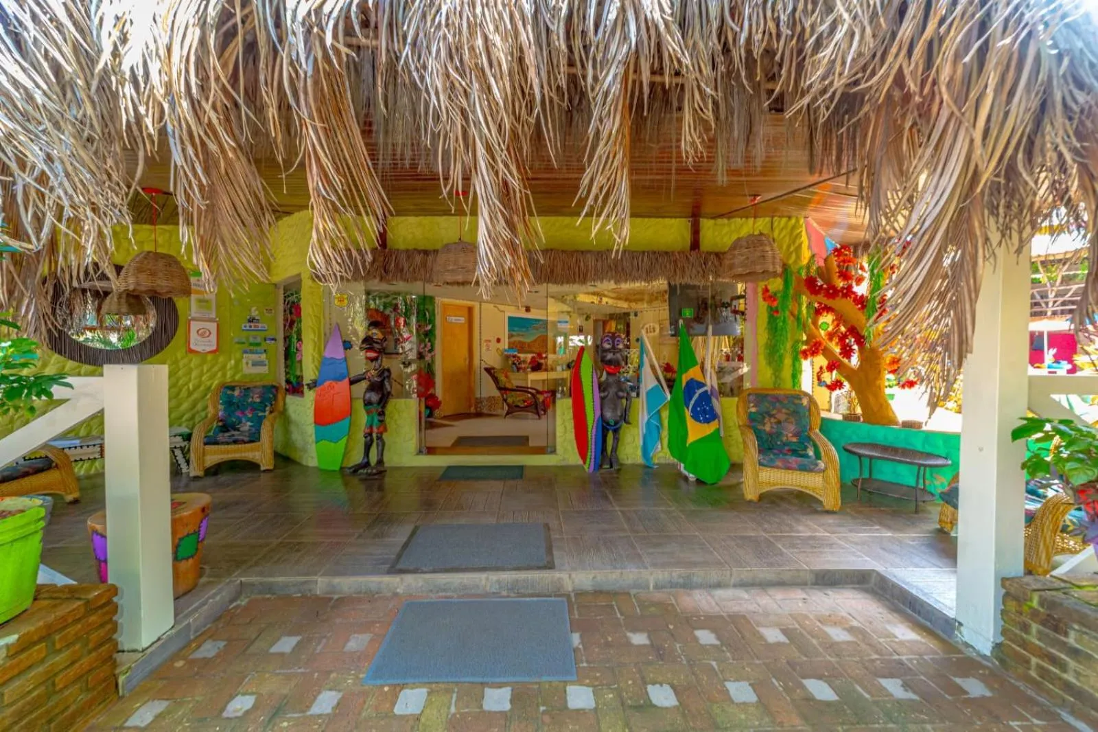 Lobby or reception in Pousada das Galinhas