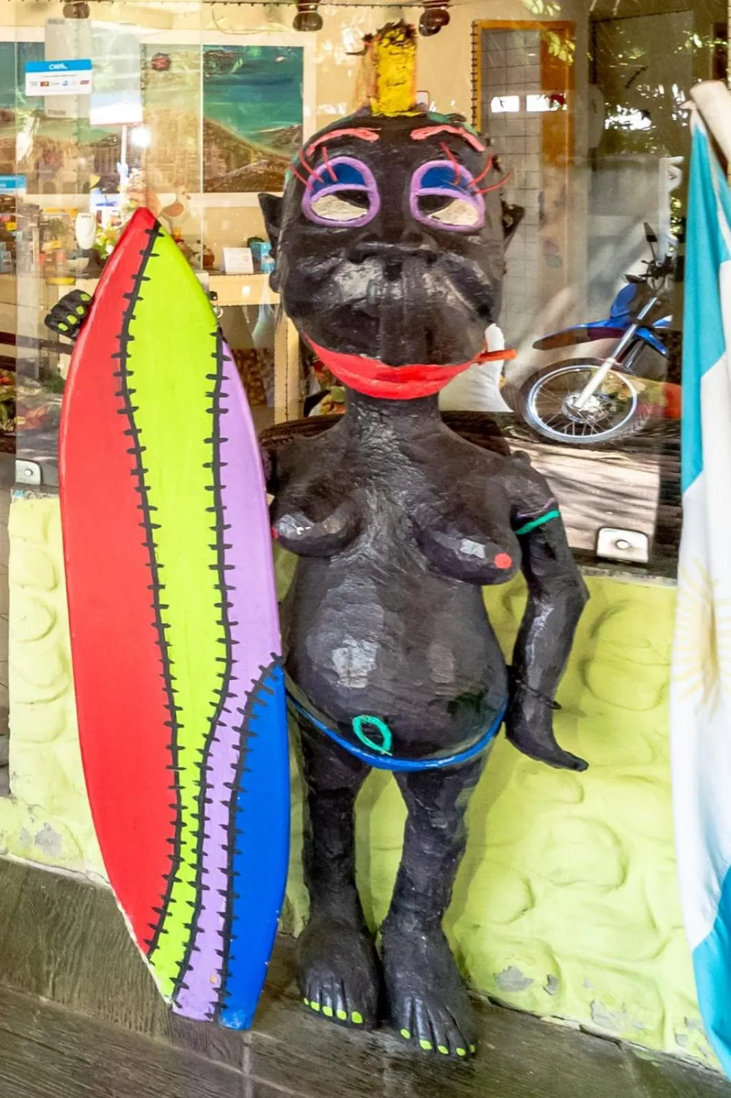 Decorative detail in Pousada das Galinhas