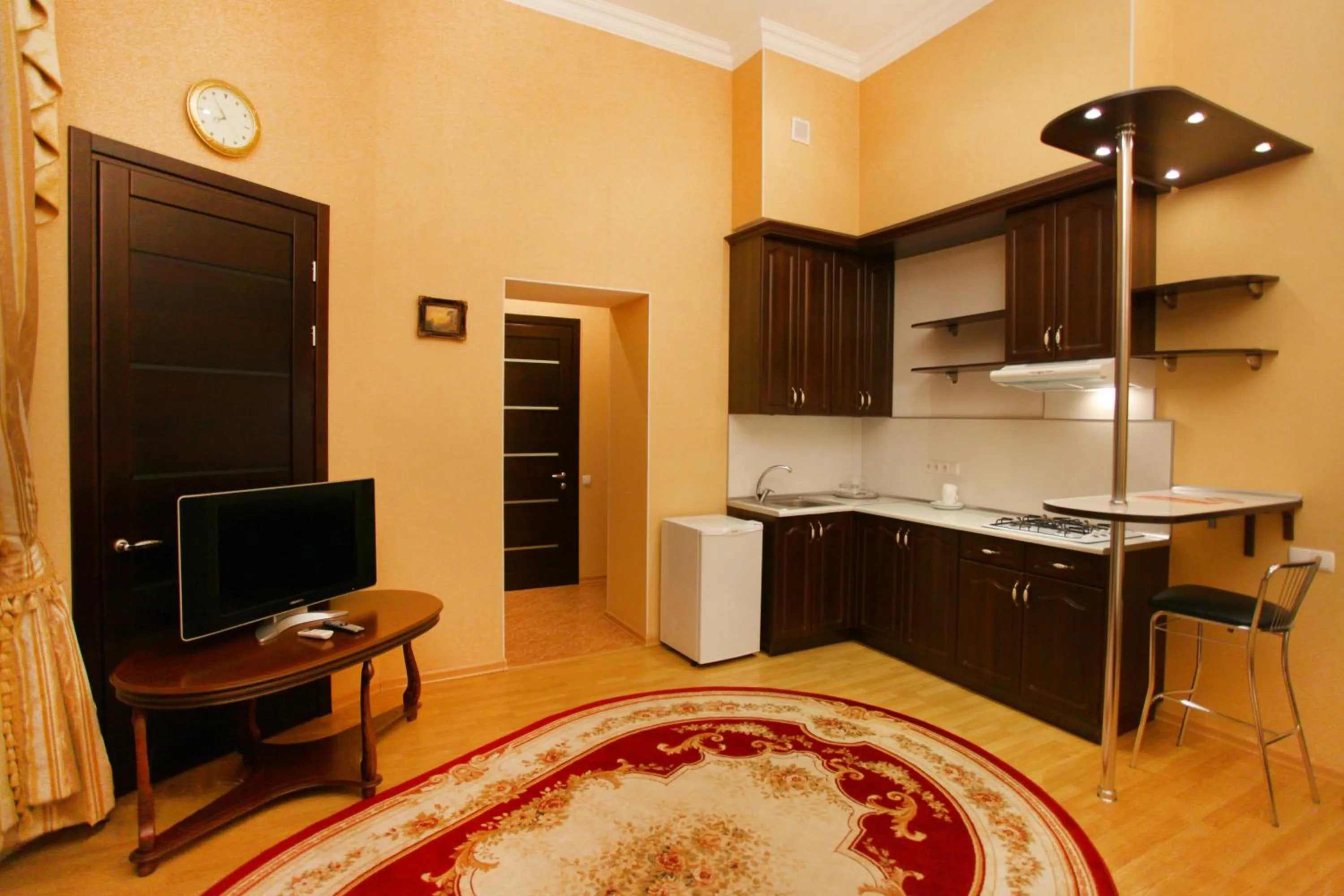 Kitchen or kitchenette in Ekaterina Hotel