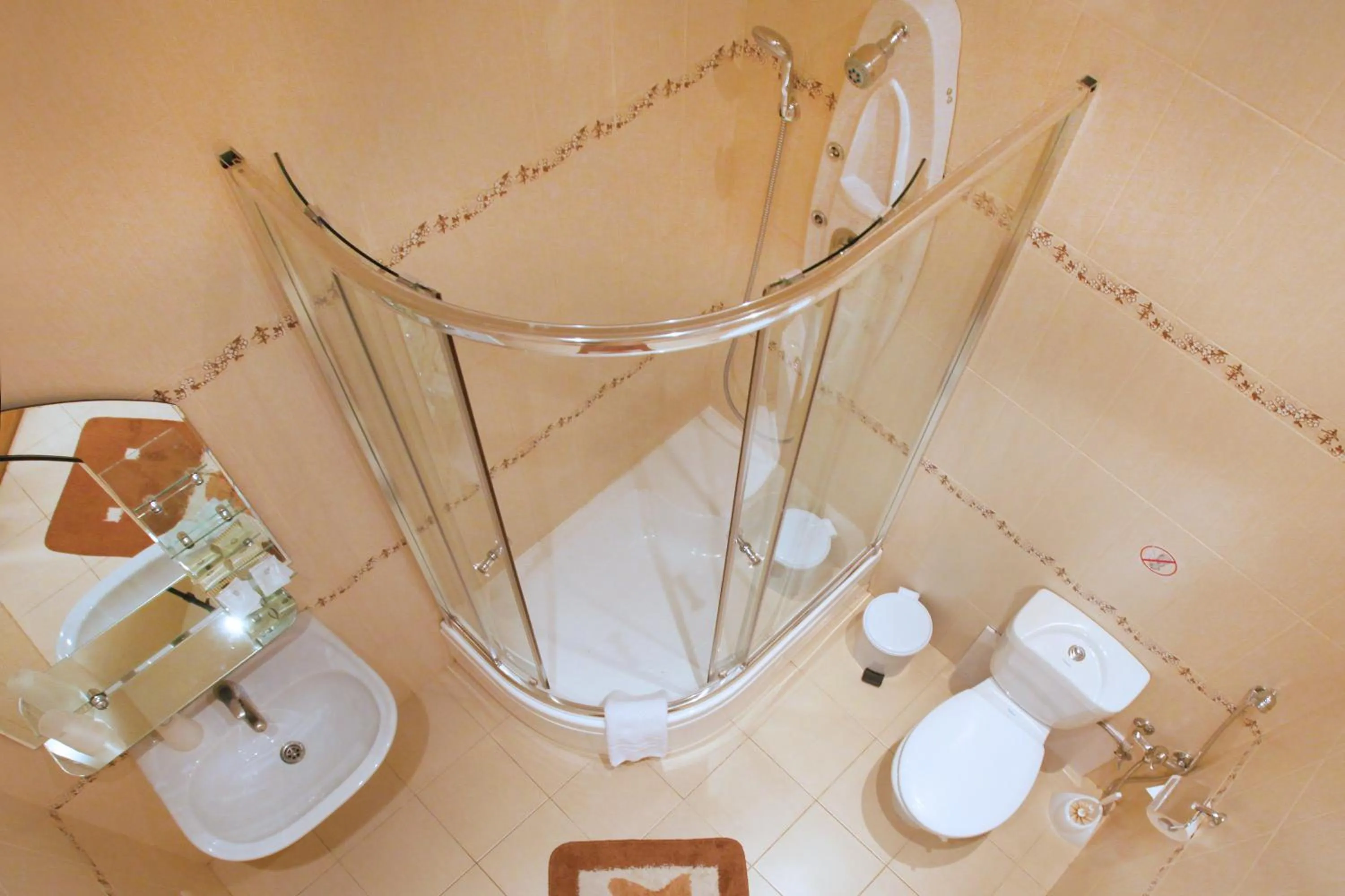 Shower in Ekaterina Hotel