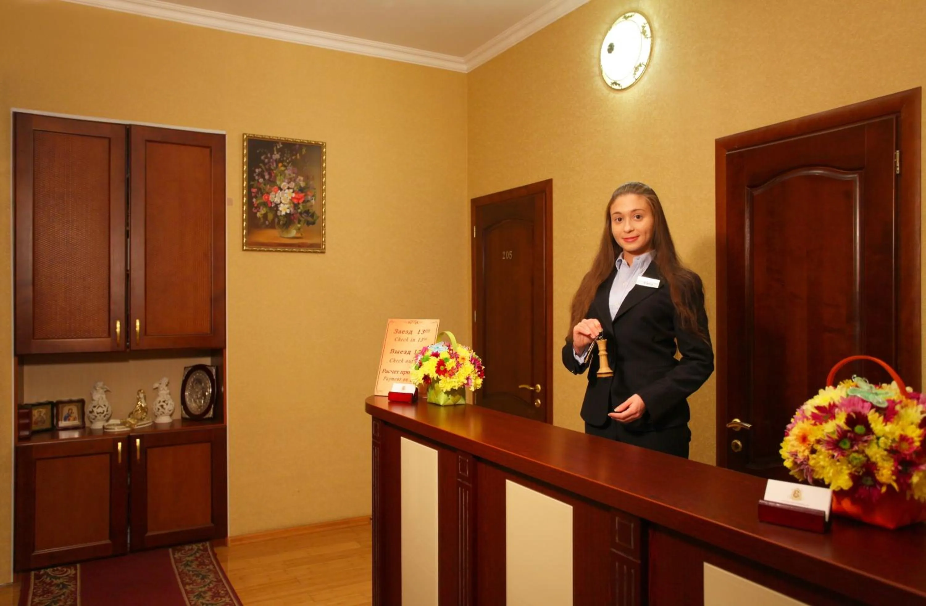 Staff in Ekaterina Hotel