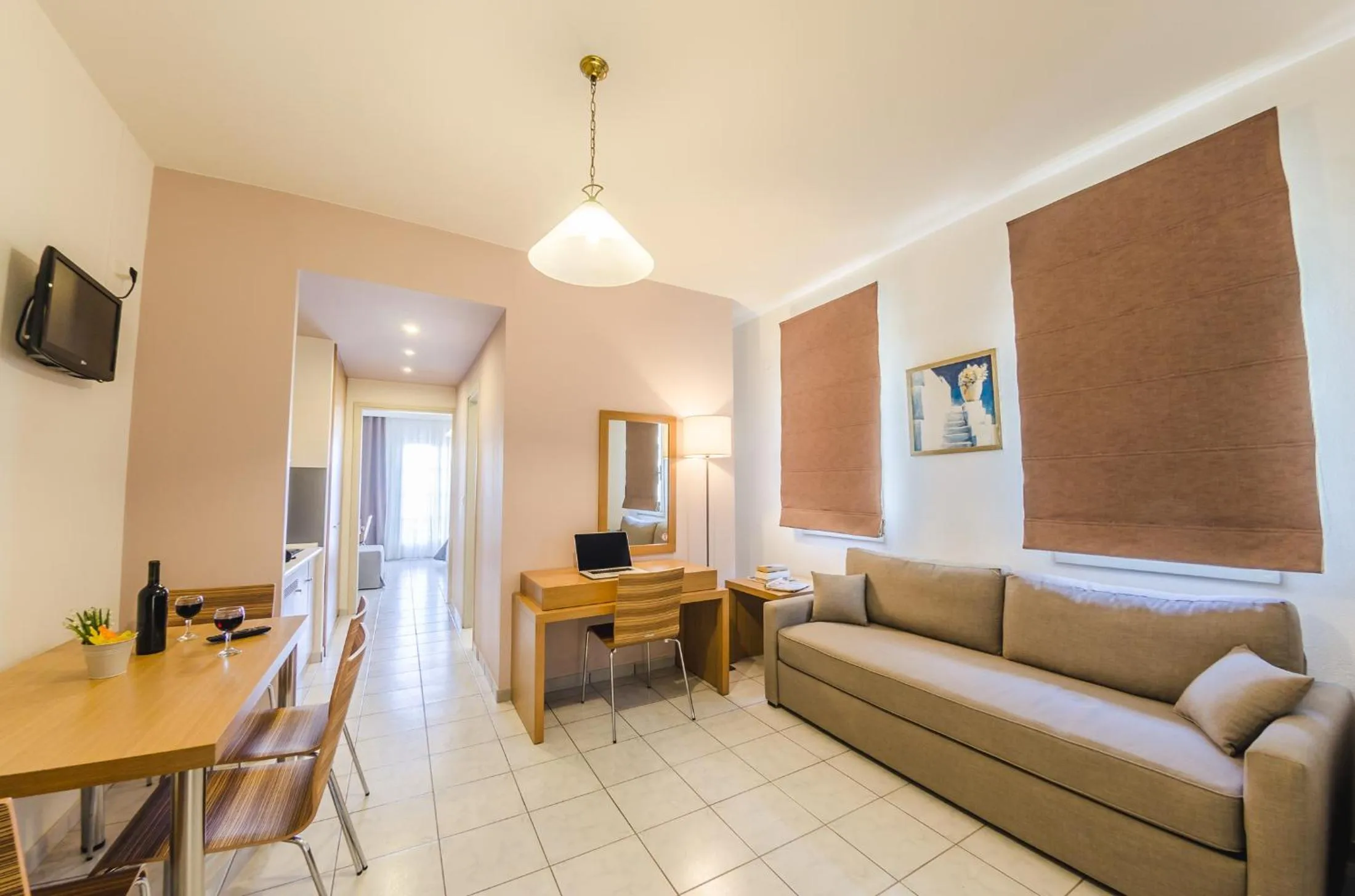 Living room in Hotel Nereides