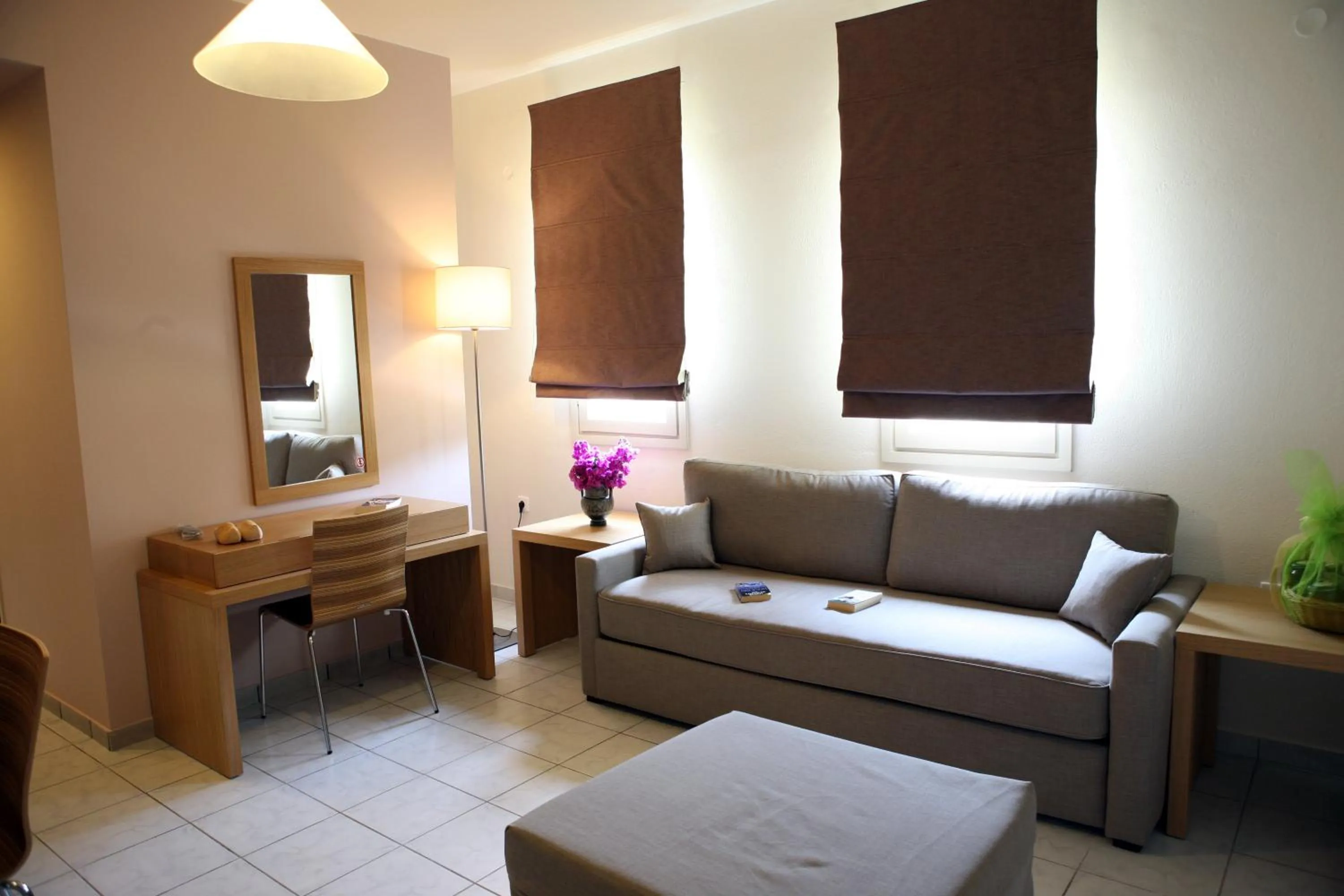 Seating area in Hotel Nereides