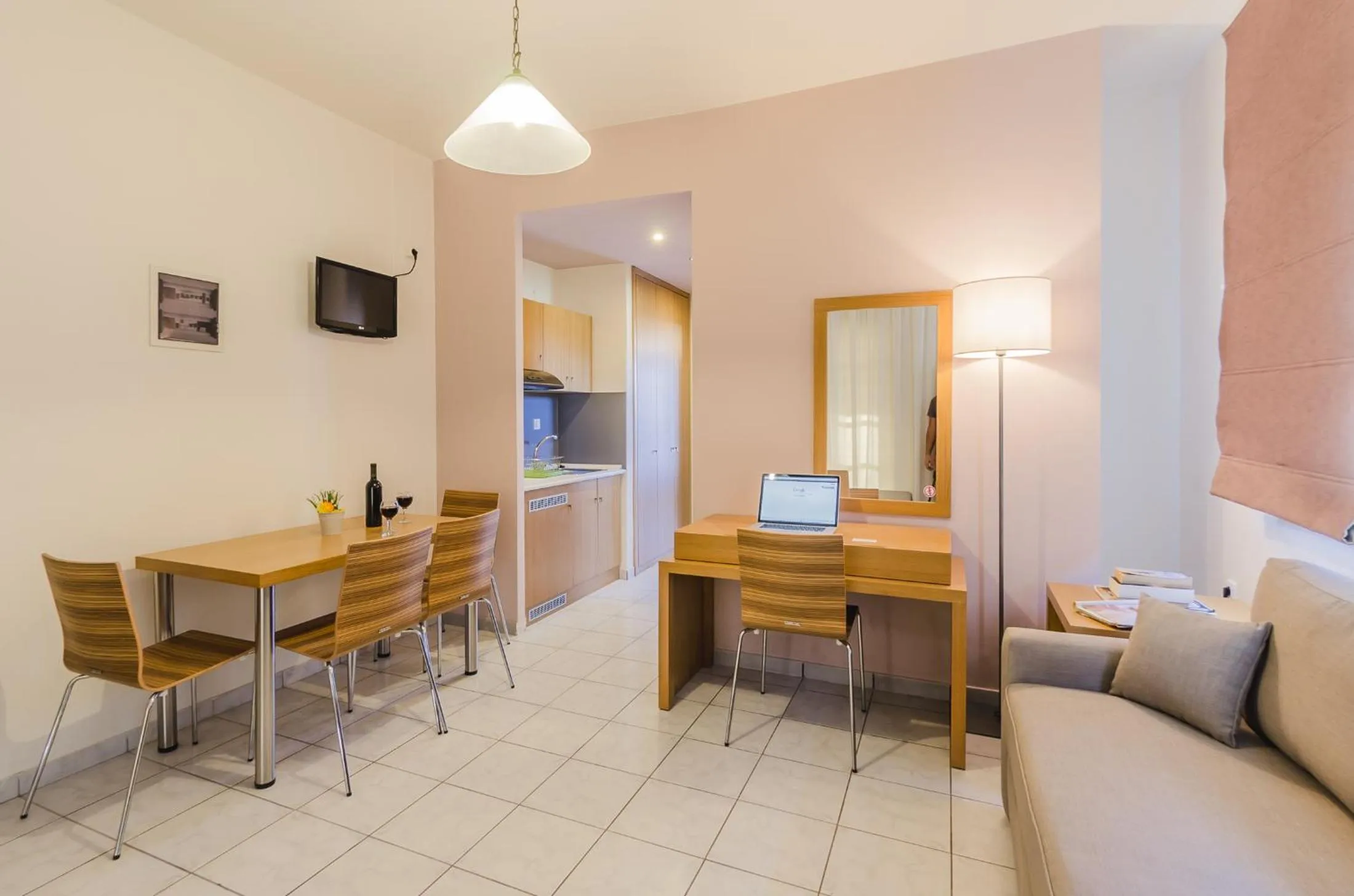 Living room in Hotel Nereides