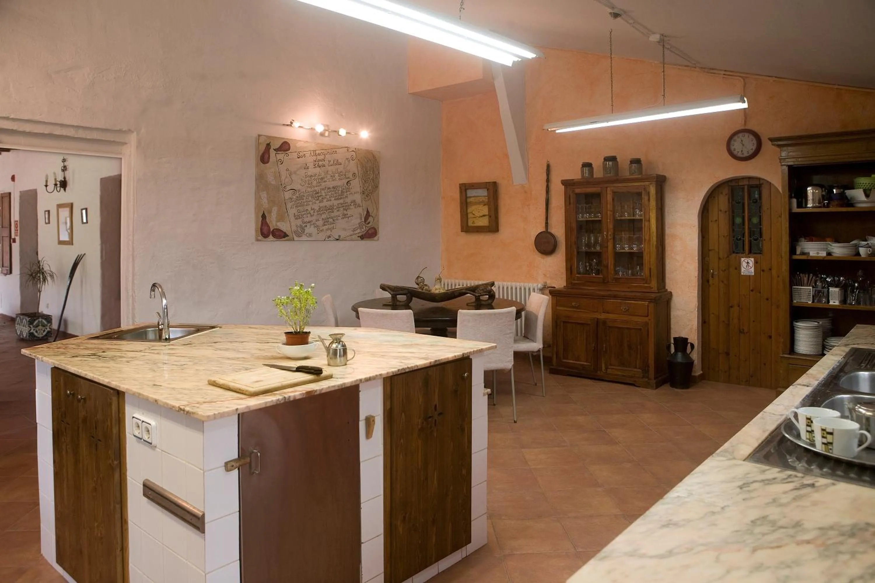 Communal kitchen in Agroturismo Matxani Gran