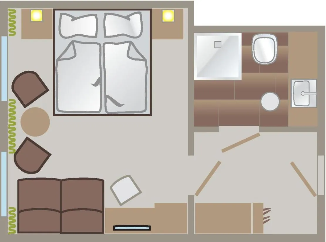 Photo of the whole room in Hotel-Restaurant Grimmingblick