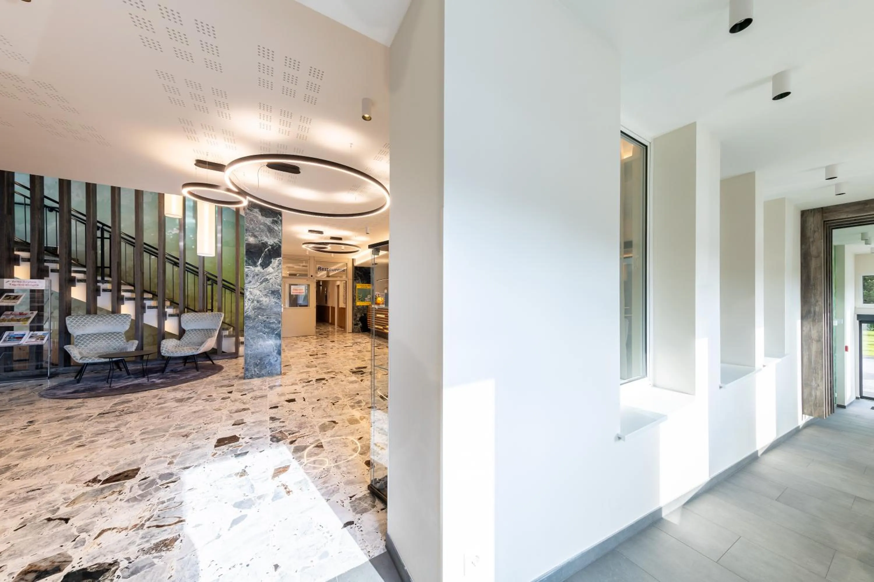 Lobby or reception in Hotel-Restaurant Grimmingblick