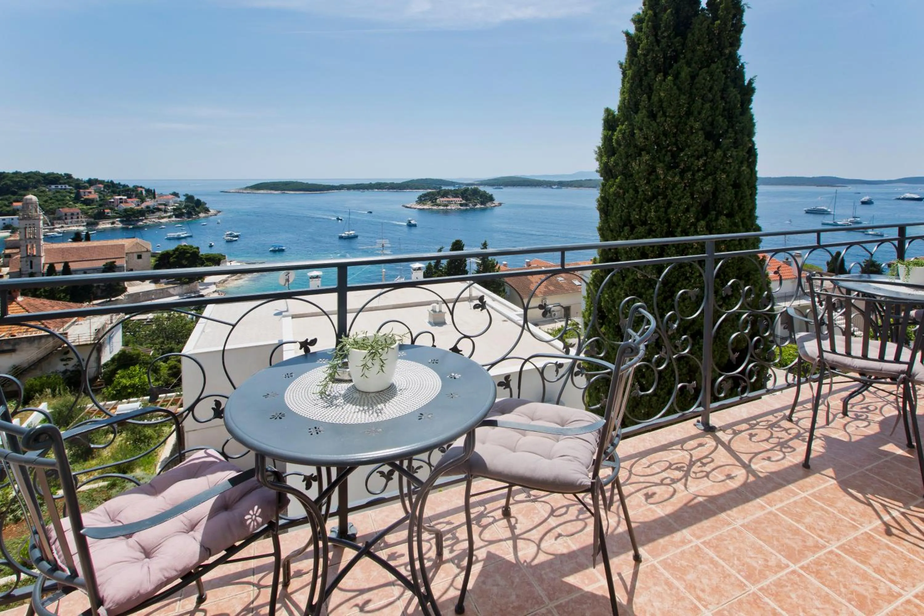 Balcony/Terrace in Villa Milton Hvar