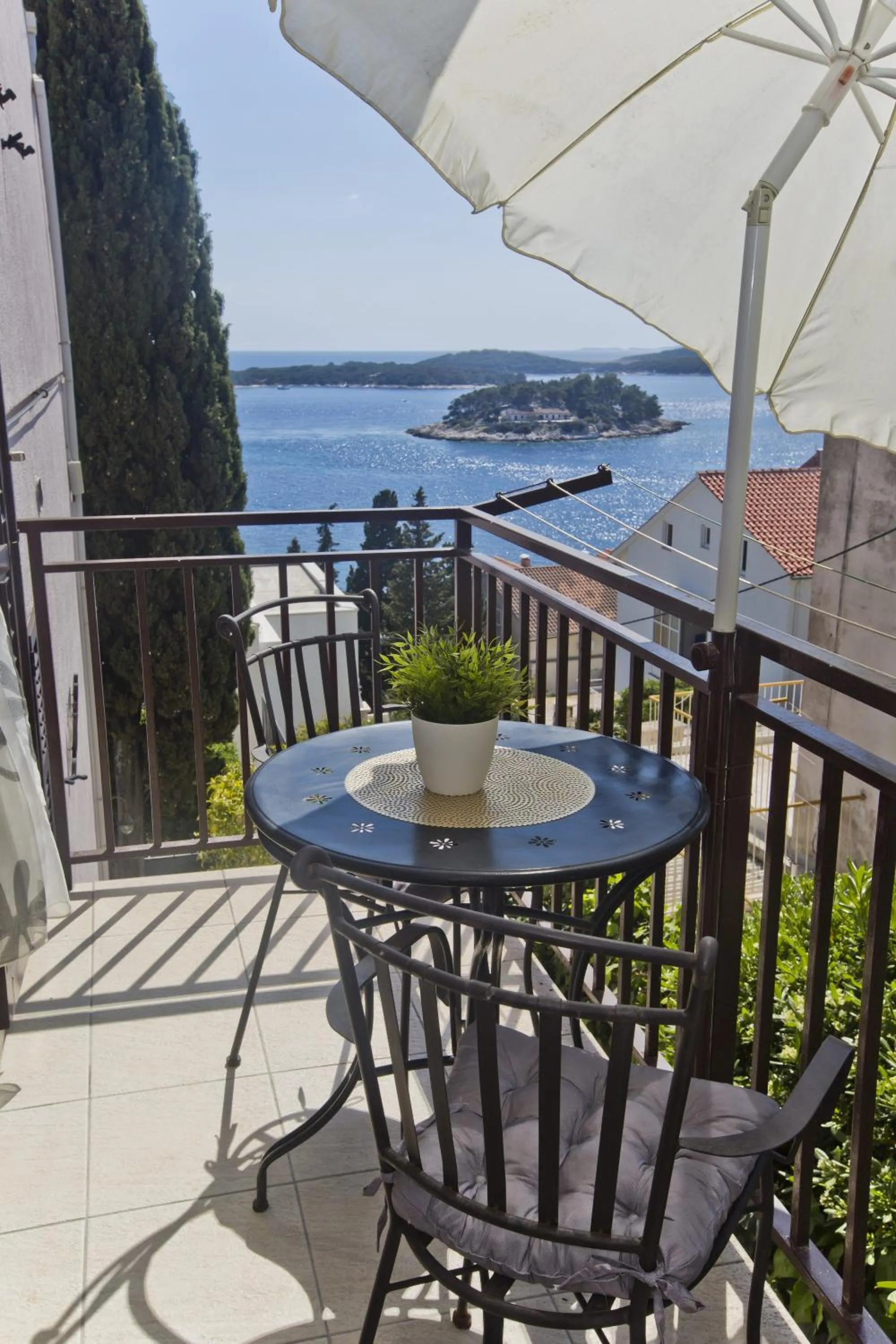 Balcony/Terrace in Villa Milton Hvar