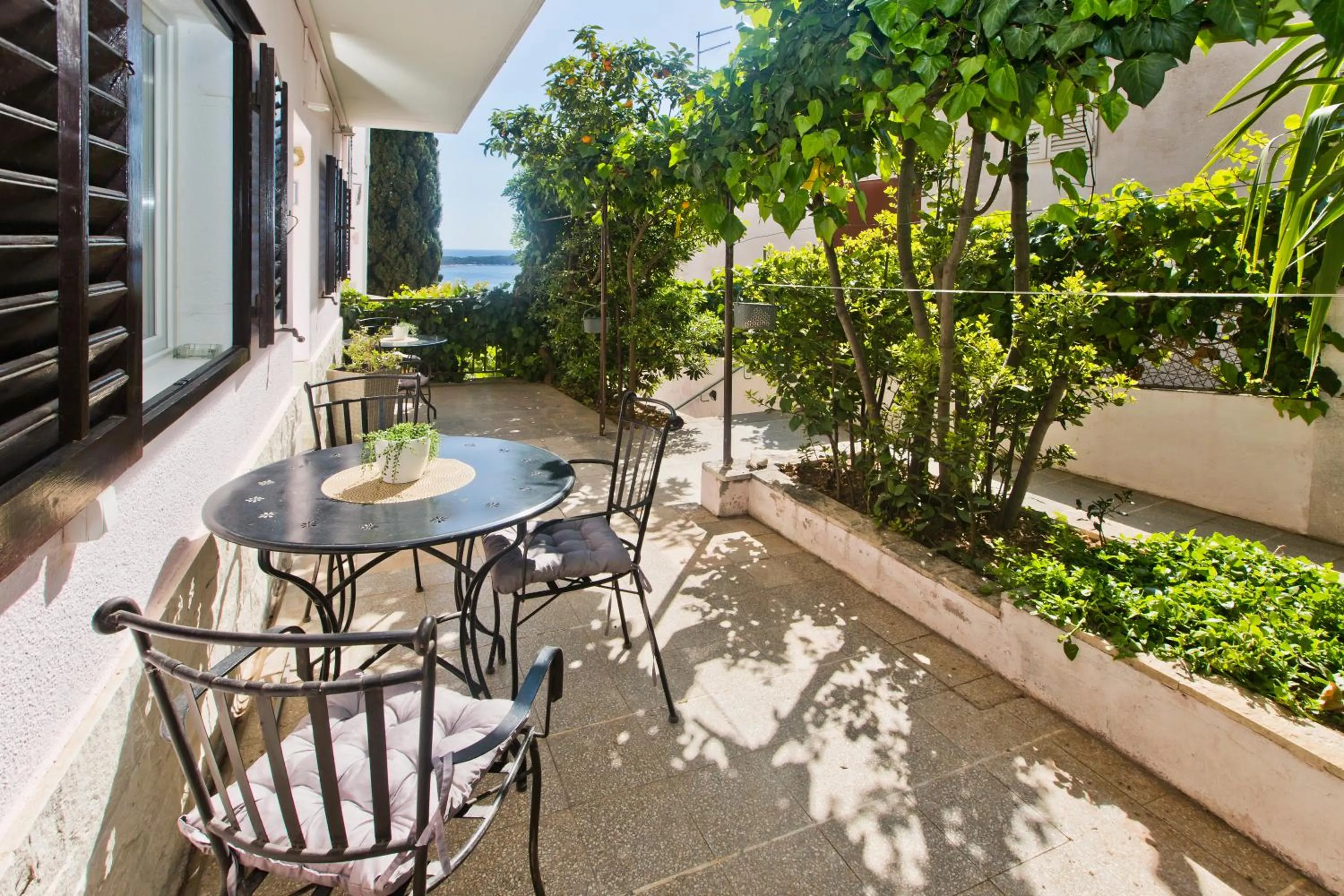 Balcony/Terrace in Villa Milton Hvar