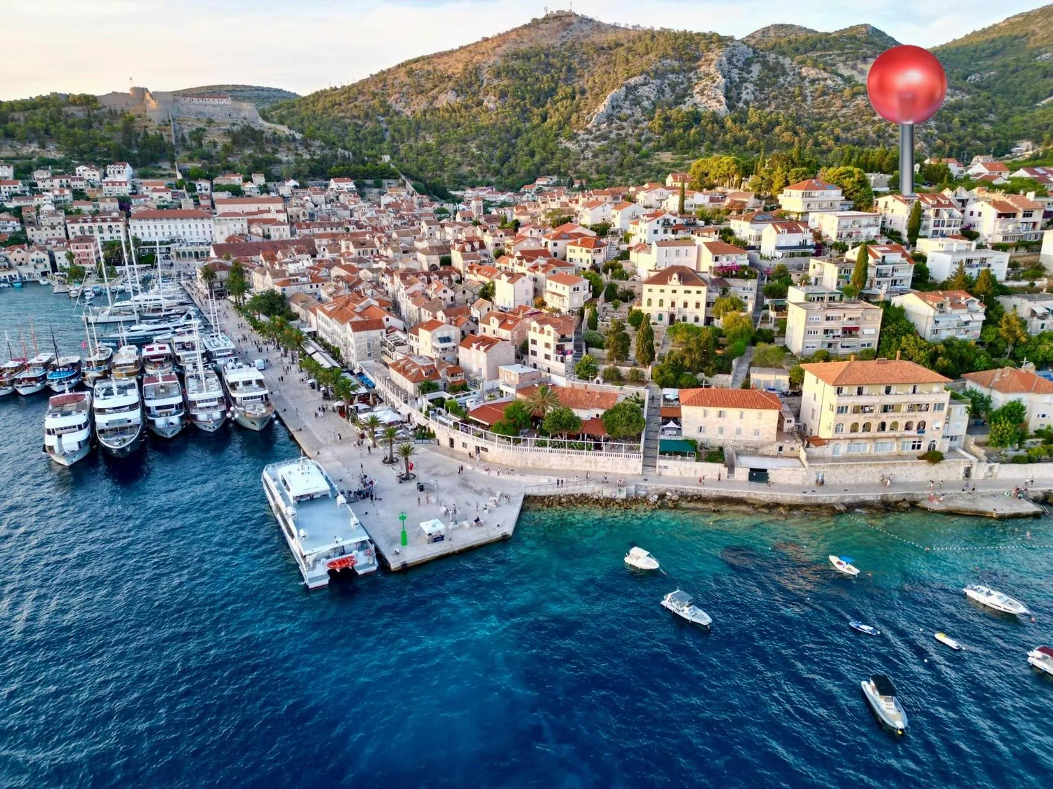 Natural landscape in Villa Milton Hvar