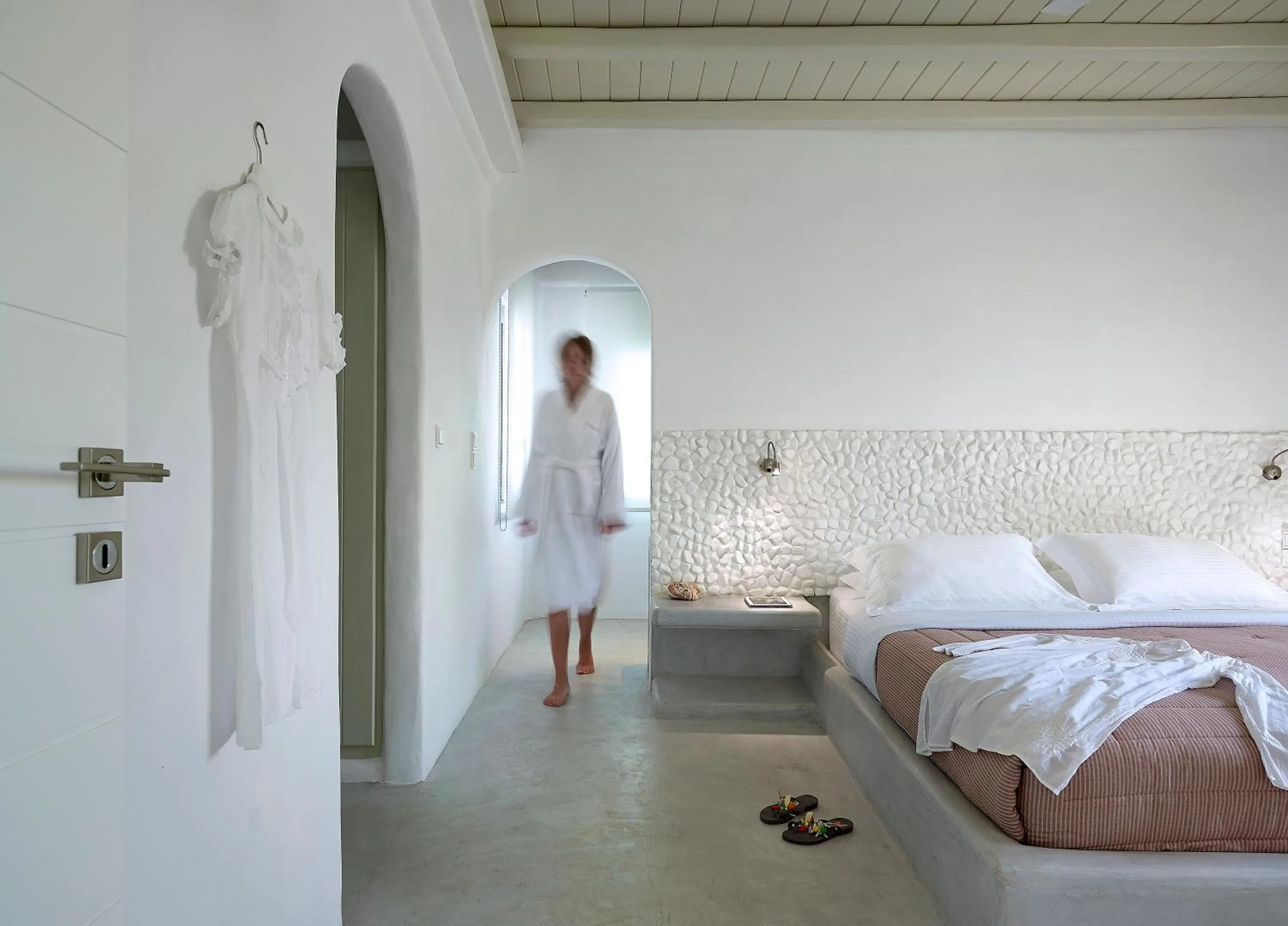 Bed in Delmar Apartments & Suites Milos - Delmar Collection