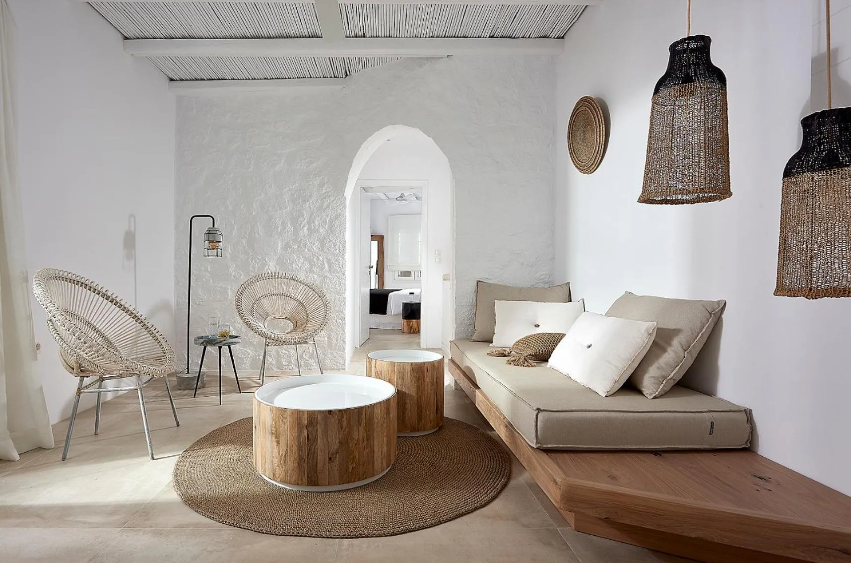 Living room in Delmar Apartments & Suites Milos - Delmar Collection