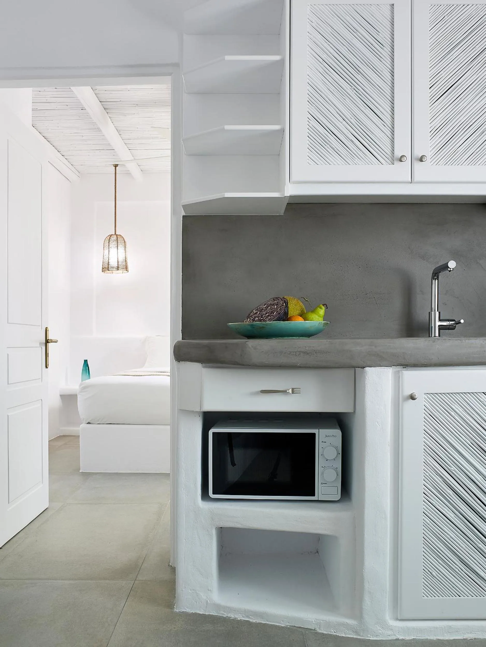 Kitchen or kitchenette in Delmar Apartments & Suites Milos - Delmar Collection