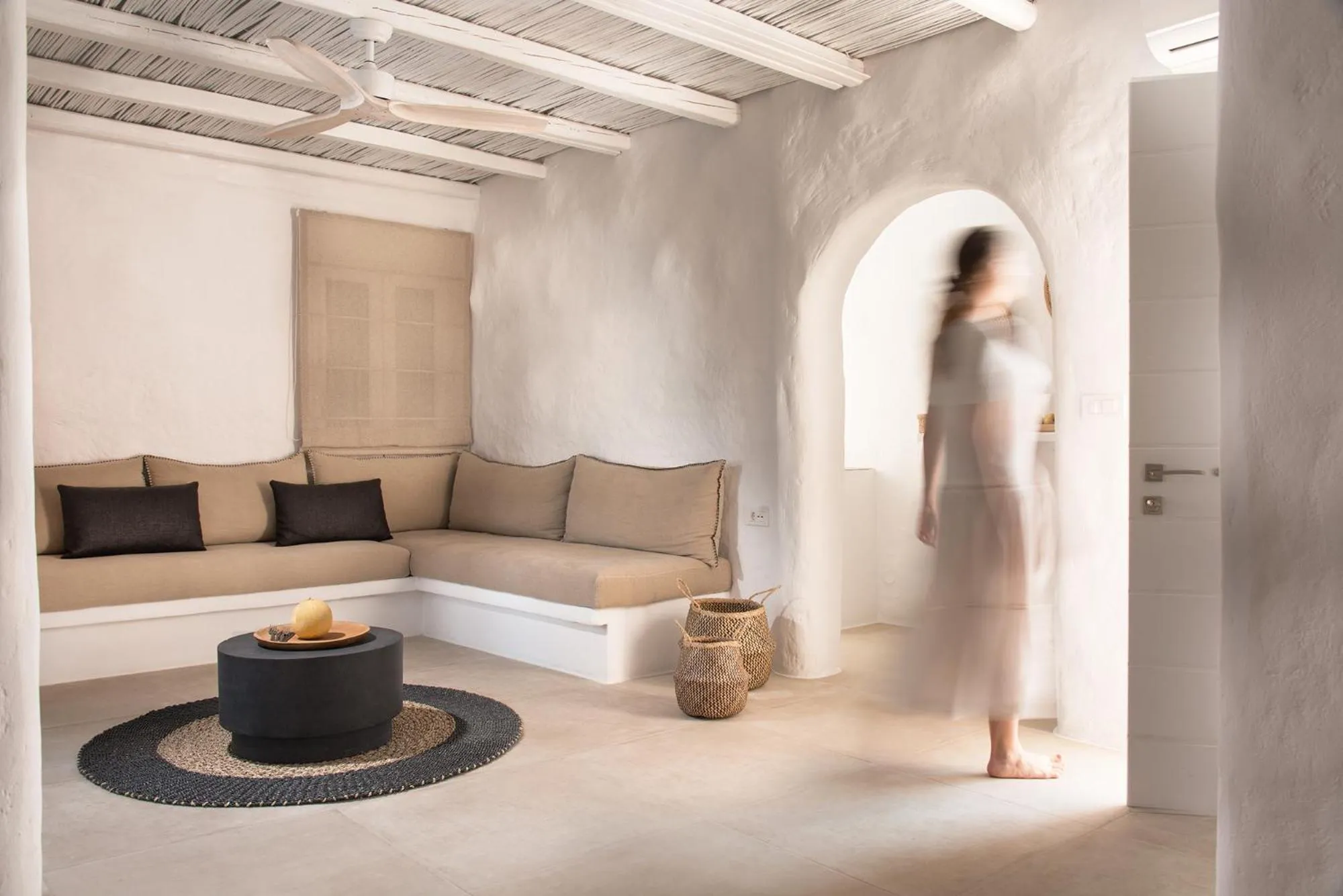 Living room in Delmar Apartments & Suites Milos - Delmar Collection