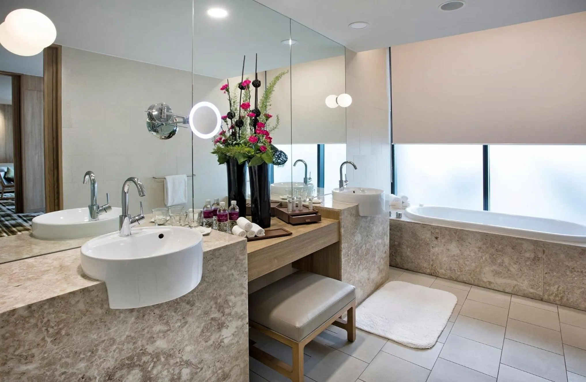 Bathroom in Crowne Plaza Changi Airport by IHG