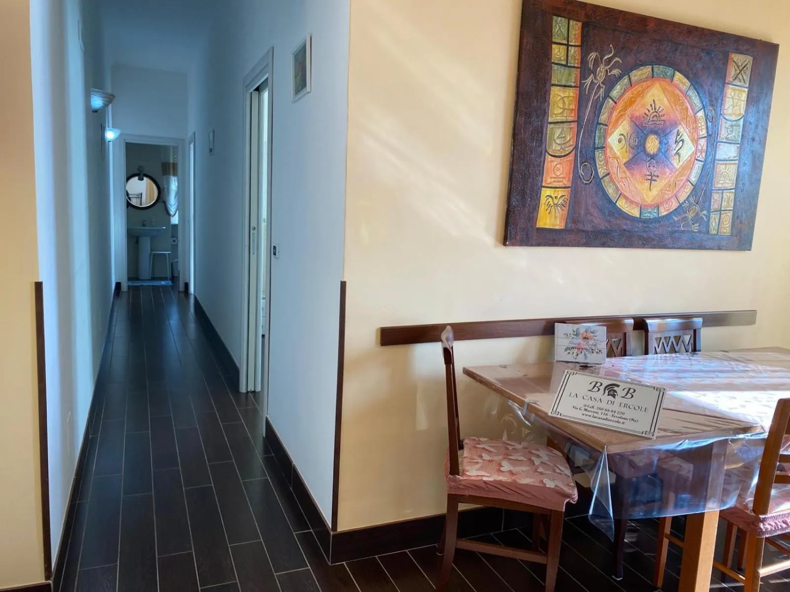 Seating area in La Casa di Ercole B&B