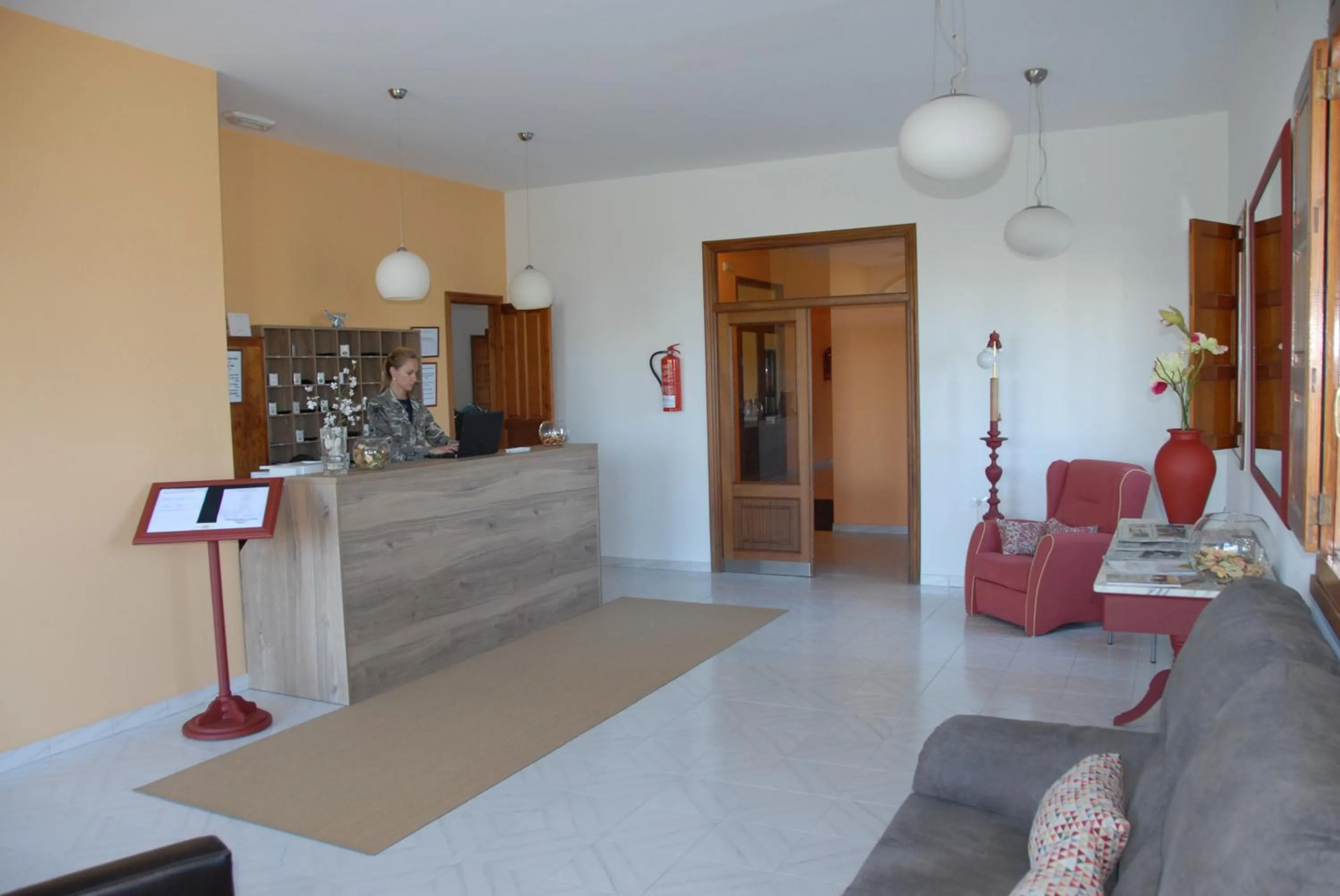 Lobby or reception in Hotel Playa de las Catedrales