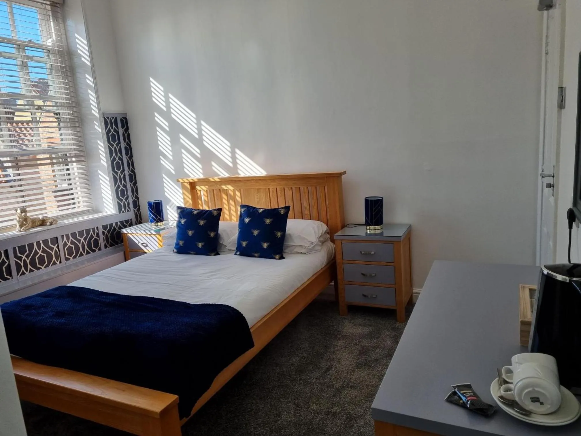 Bedroom, Bed in OYO The Leven