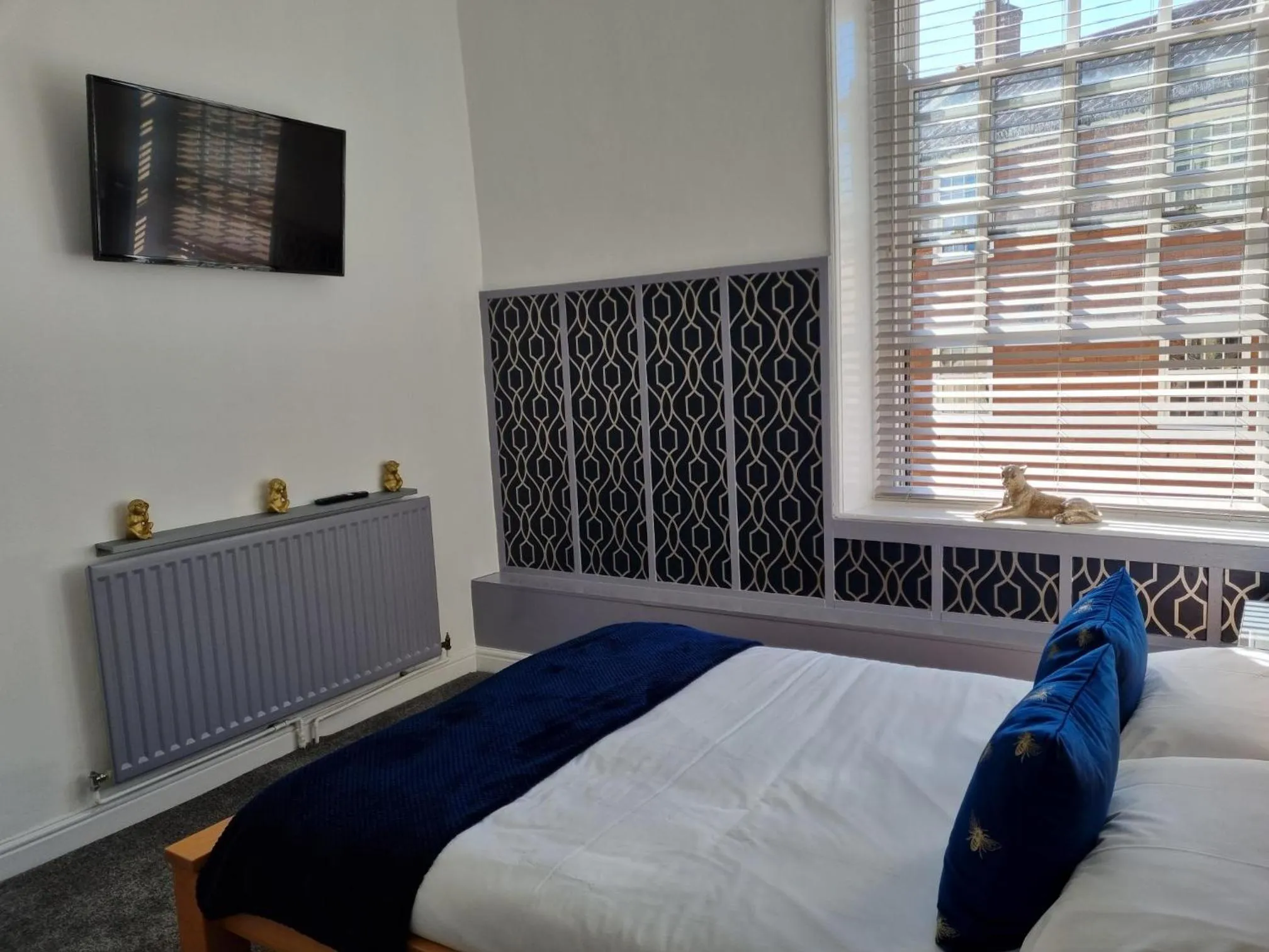 Bedroom, Bed in OYO The Leven