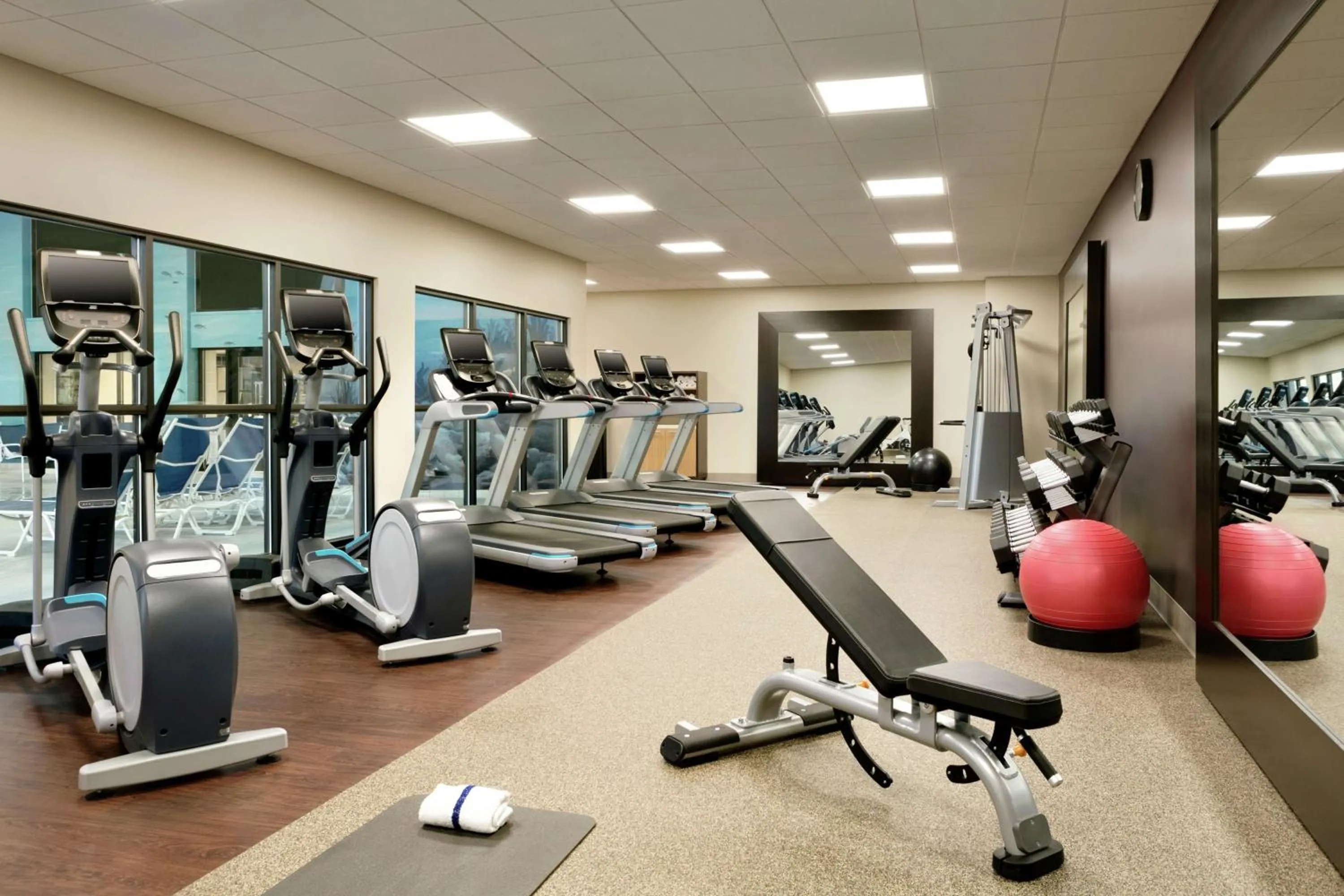 Fitness centre/facilities in DoubleTree Resort by Hilton Lancaster