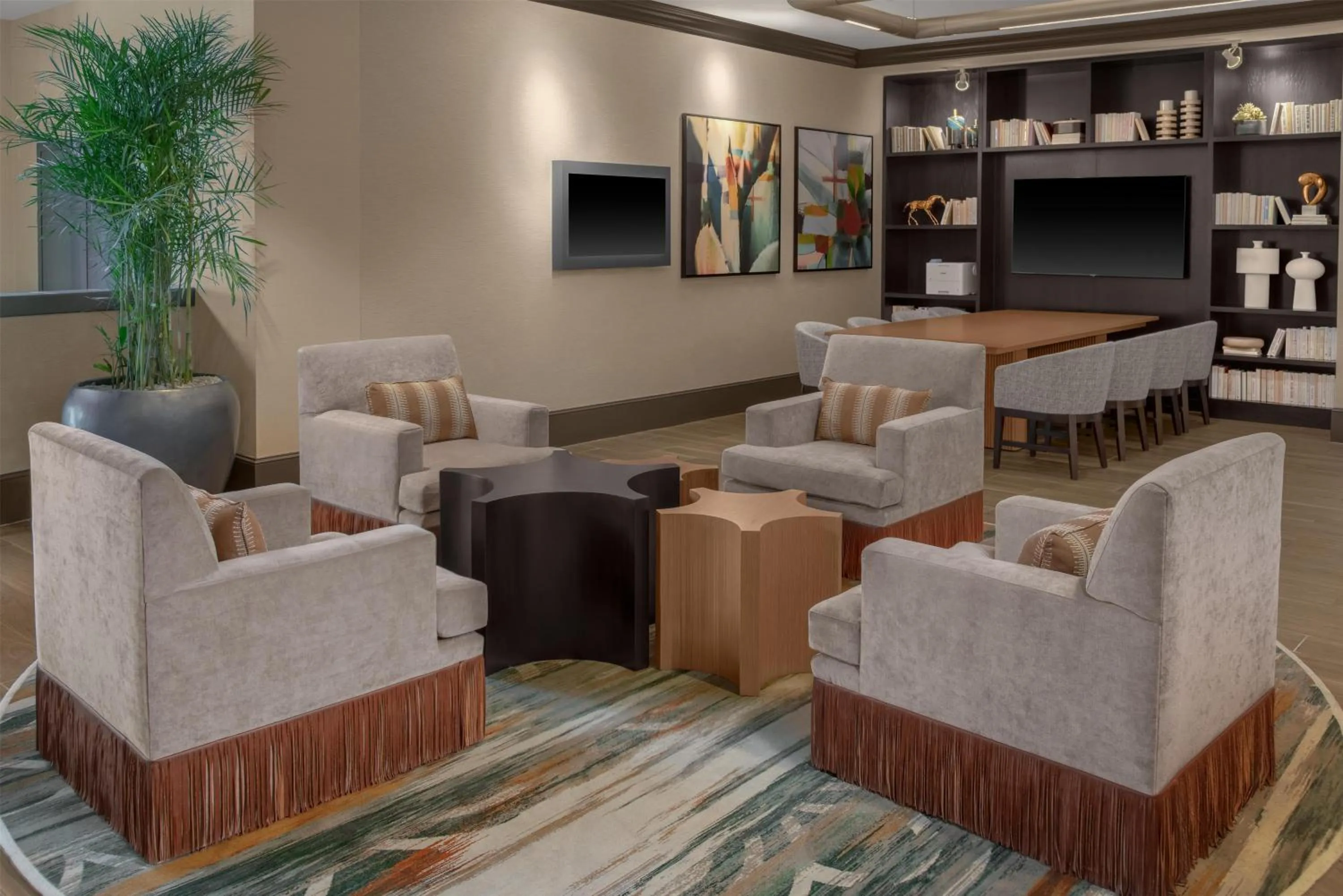 Lobby or reception in Embassy Suites San Antonio Riverwalk-Downtown