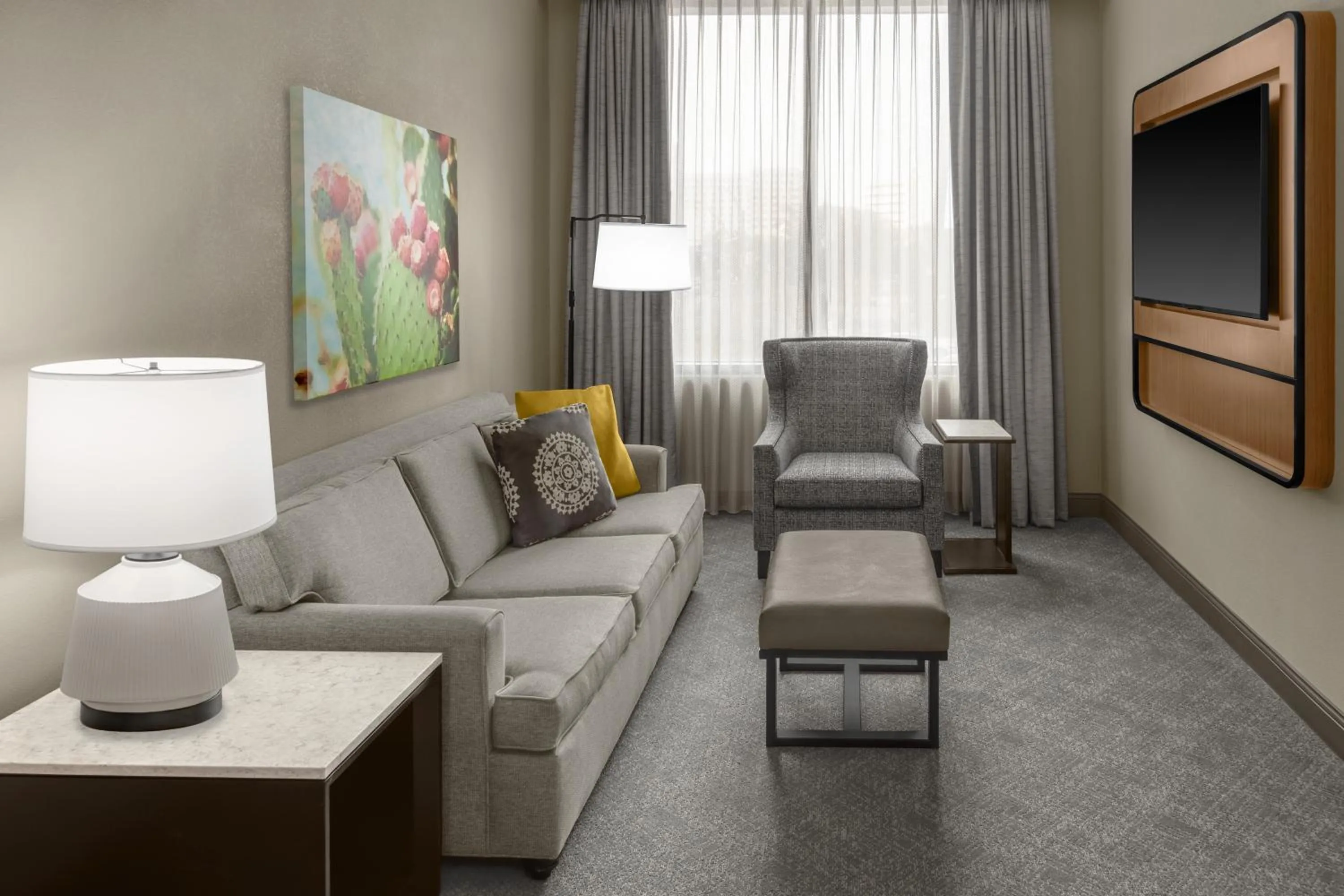 Living room in Embassy Suites San Antonio Riverwalk-Downtown