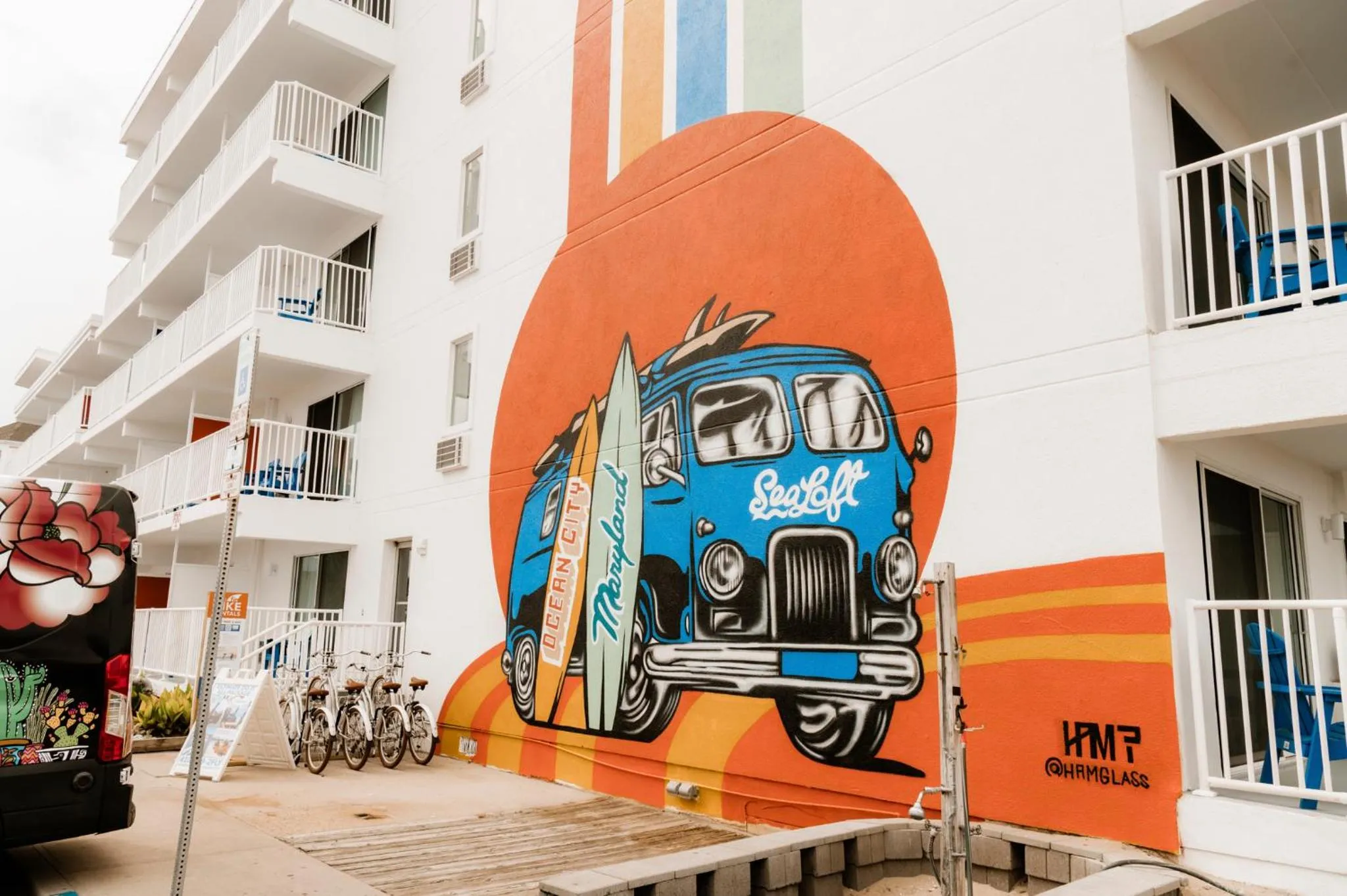 Property building in SeaLoft Oceanfront Hotel