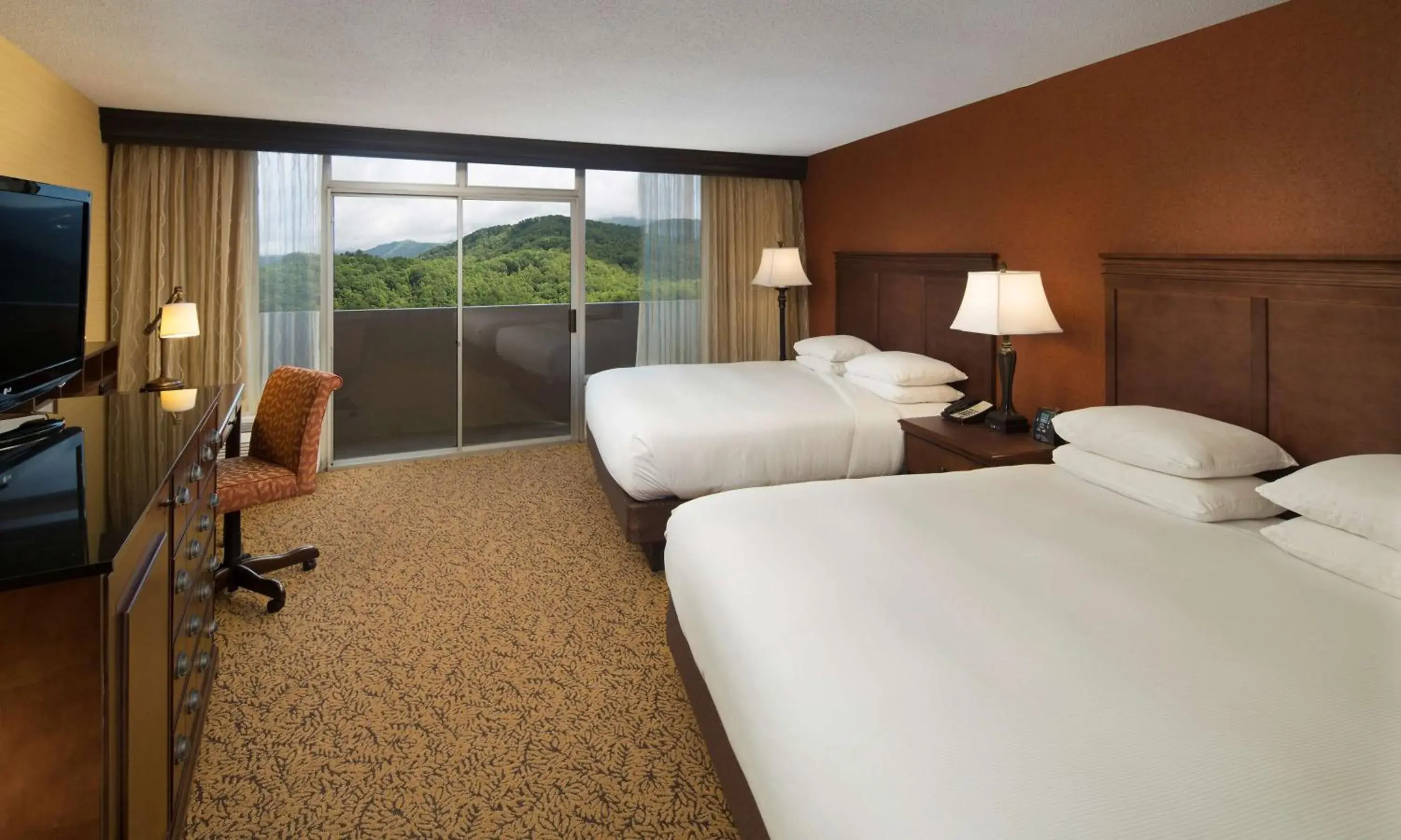 King Room with Two King Beds and City View in The Park Vista - A DoubleTree by Hilton Hotel - Gatlinburg King Room with Two King Beds and City View in The Park Vista - A DoubleTree by Hilton Hotel - Gatlinburg