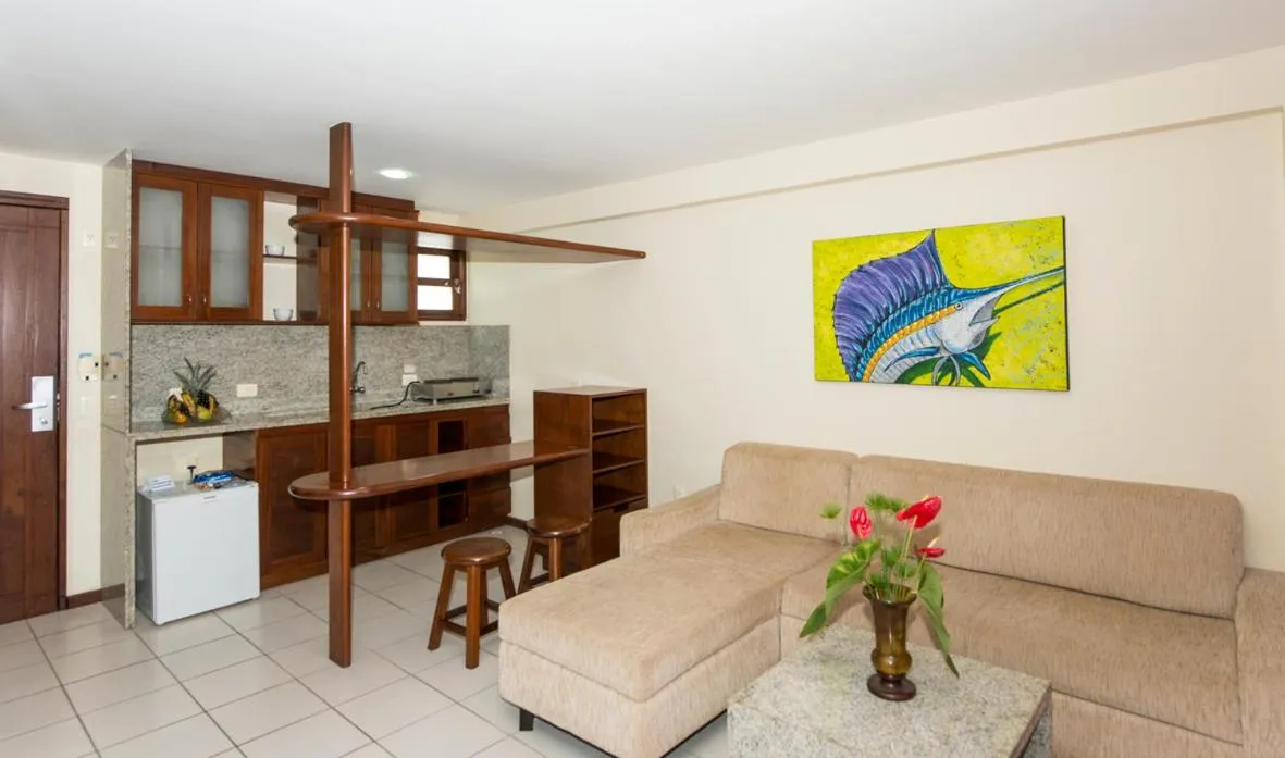 Living room in Blue Marlin Apartments