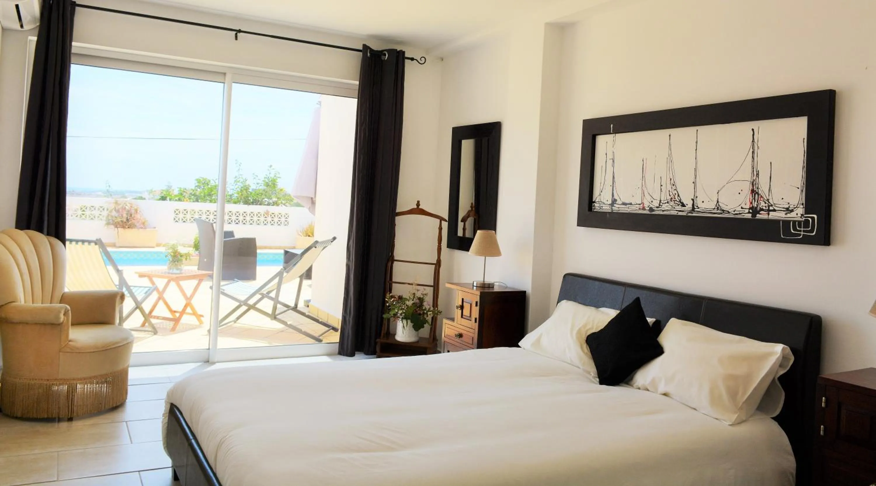 Bedroom, Bed in Tavira Terrace