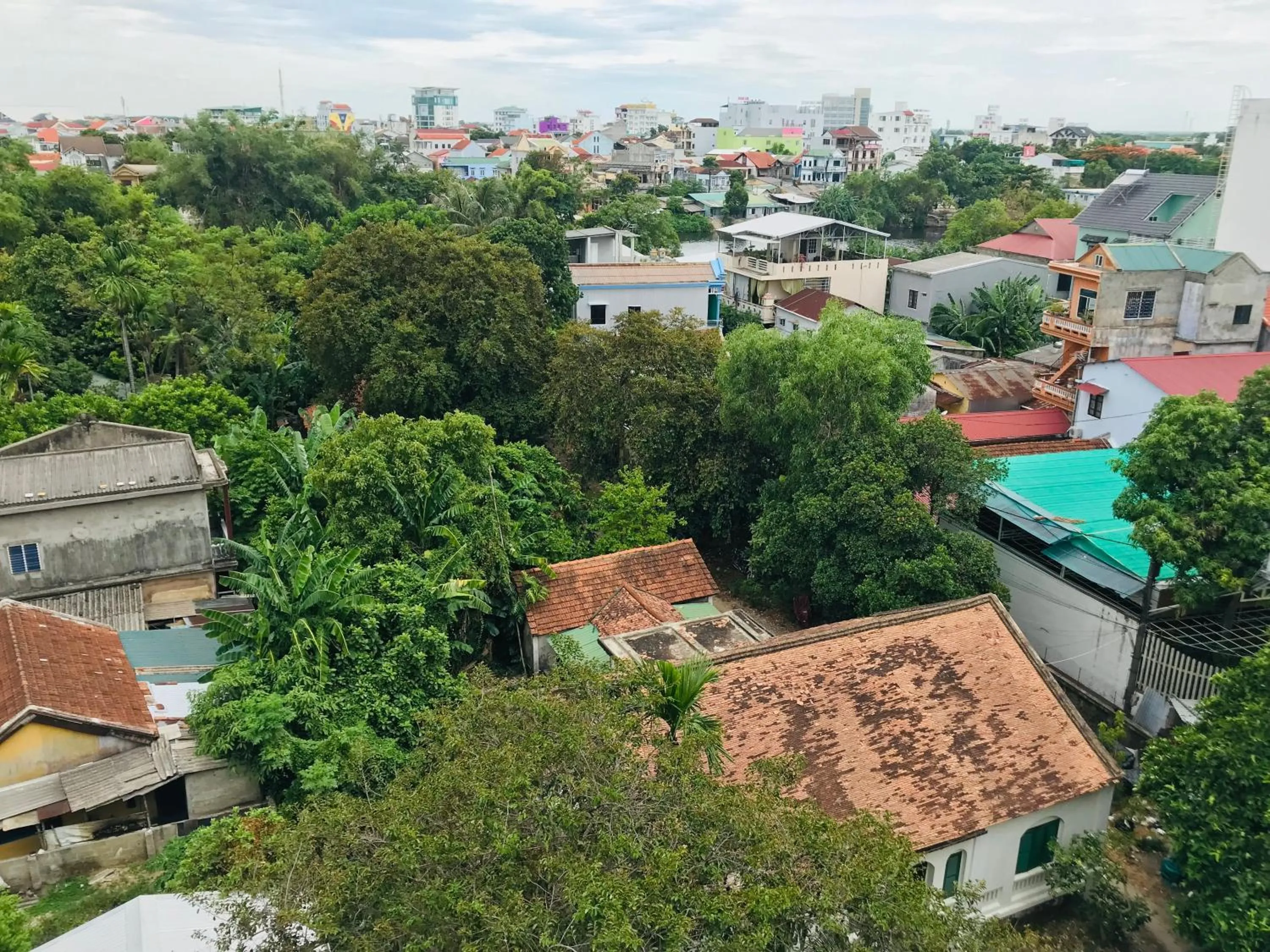Street view in Canary Hotel Hue