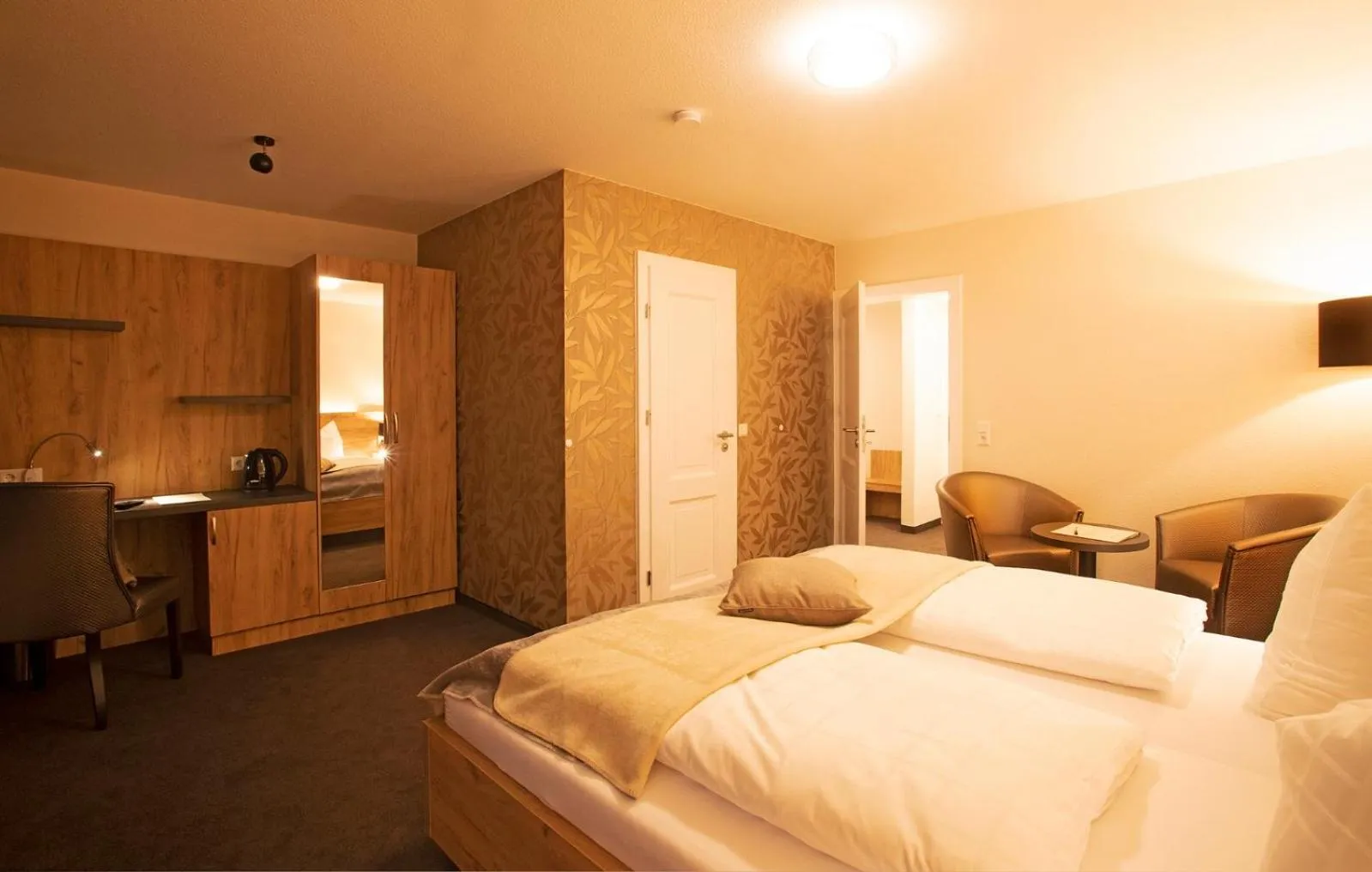 Bed in Hotel & Gutsgasthaus Köberle