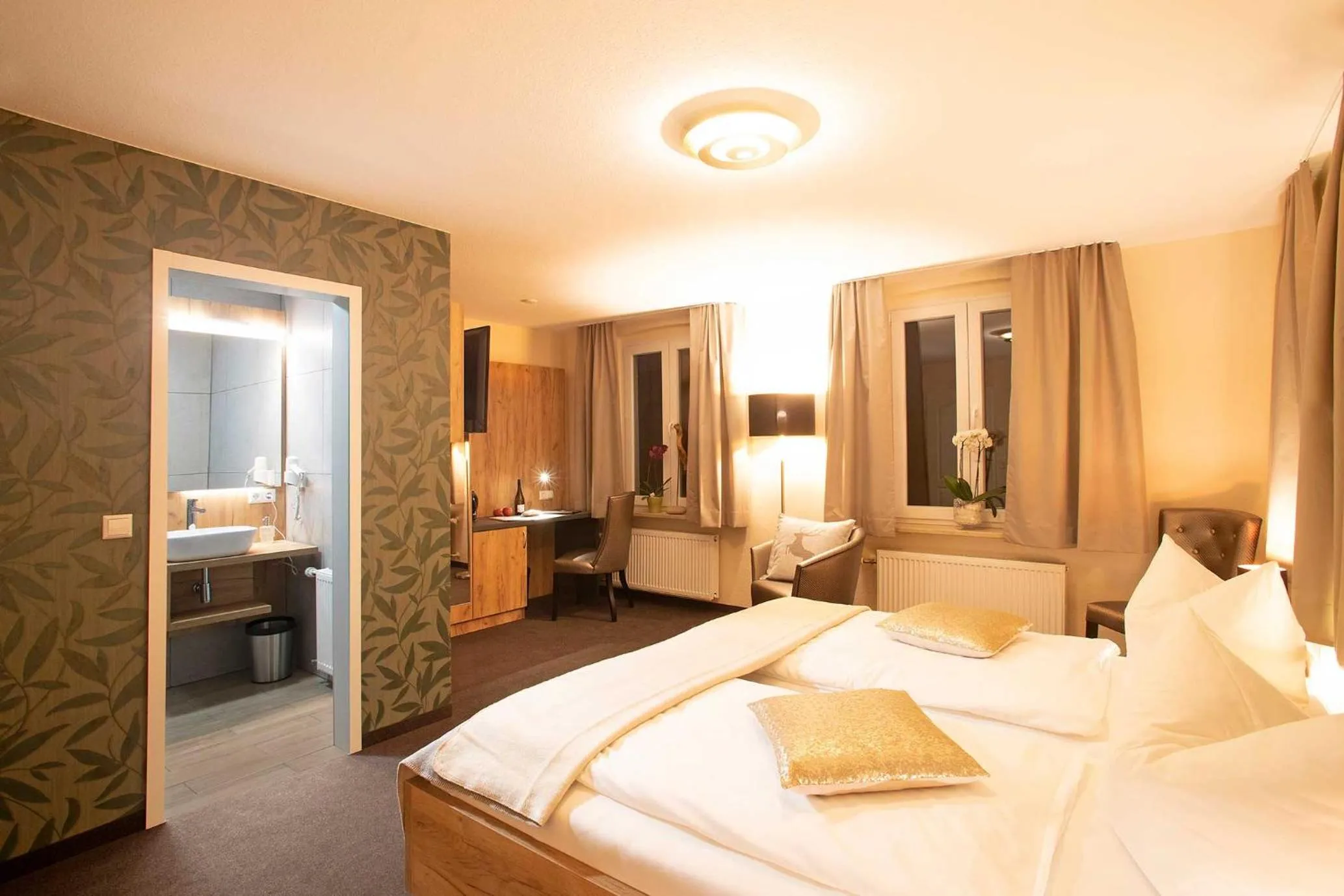 Bed in Hotel & Gutsgasthaus Köberle