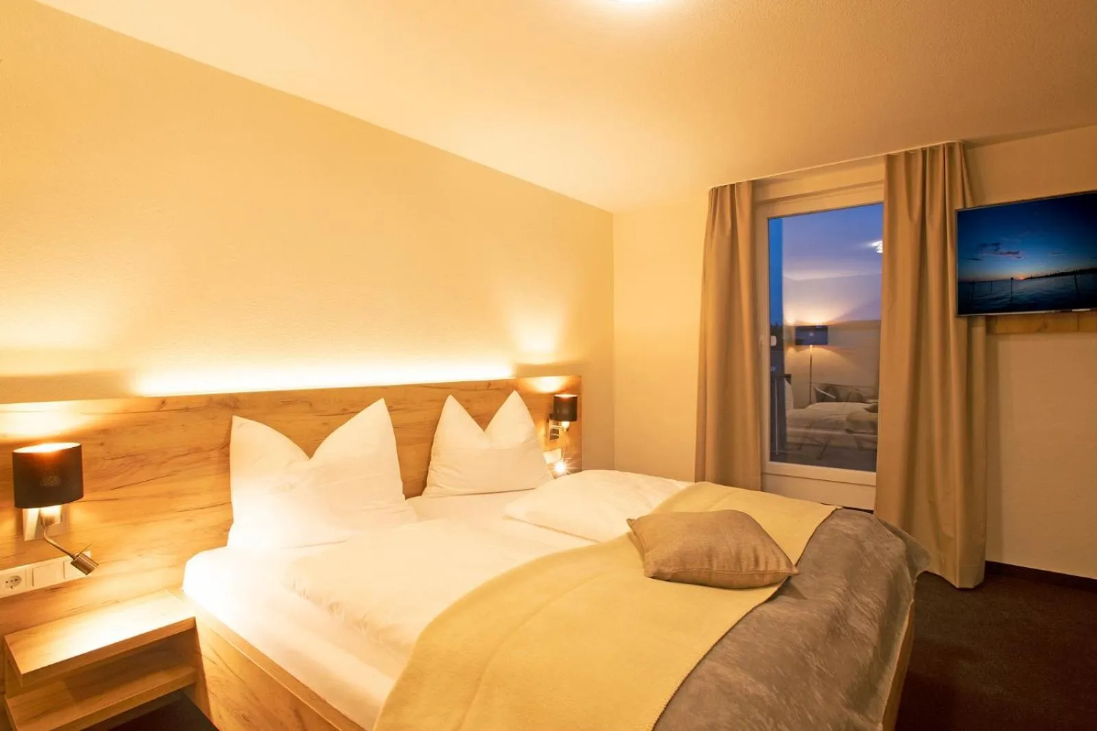 Bed in Hotel & Gutsgasthaus Köberle