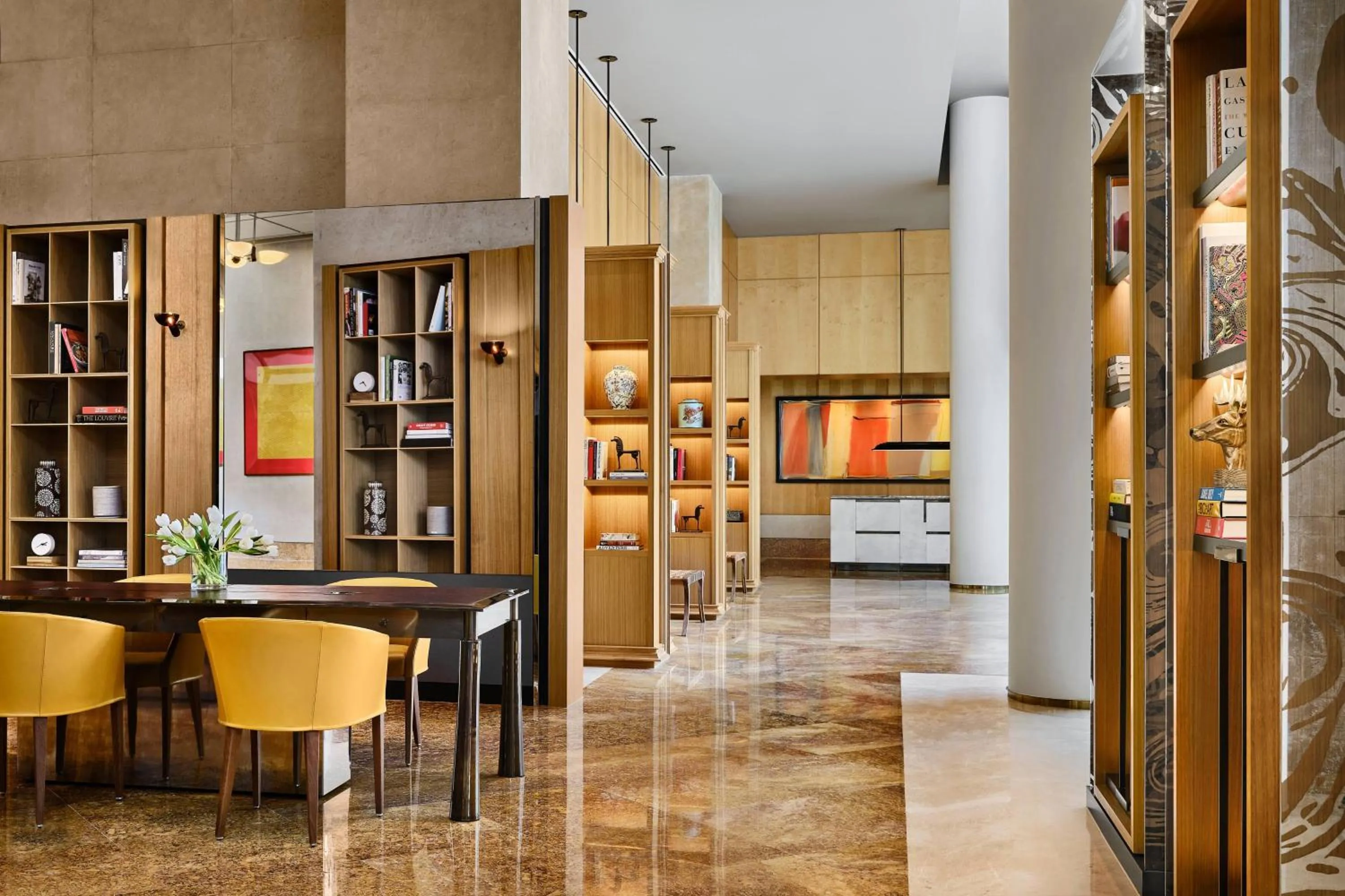 Lobby or reception in The Ritz-Carlton, Millenia Singapore