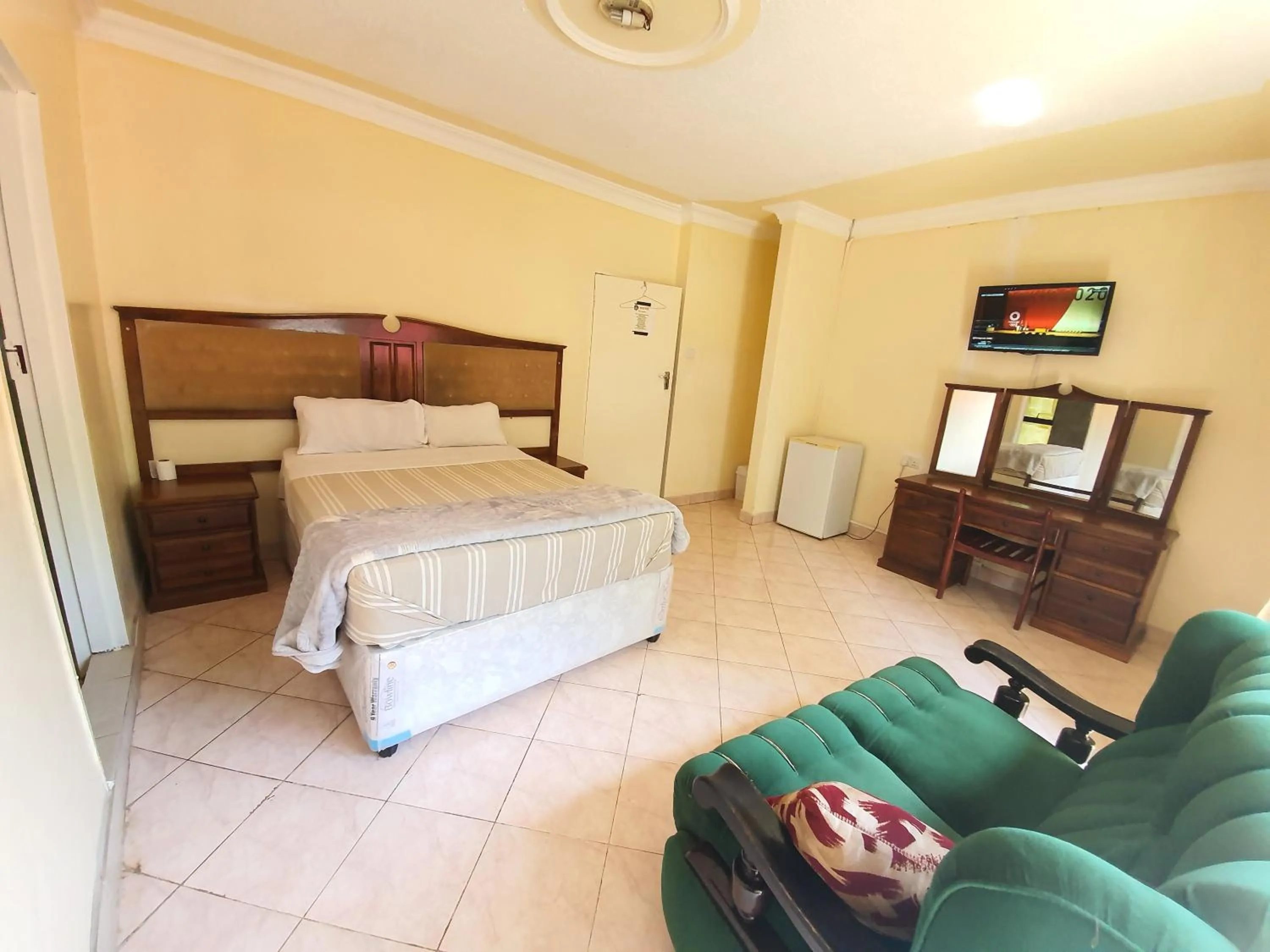 Garden view in The Palace Guest House