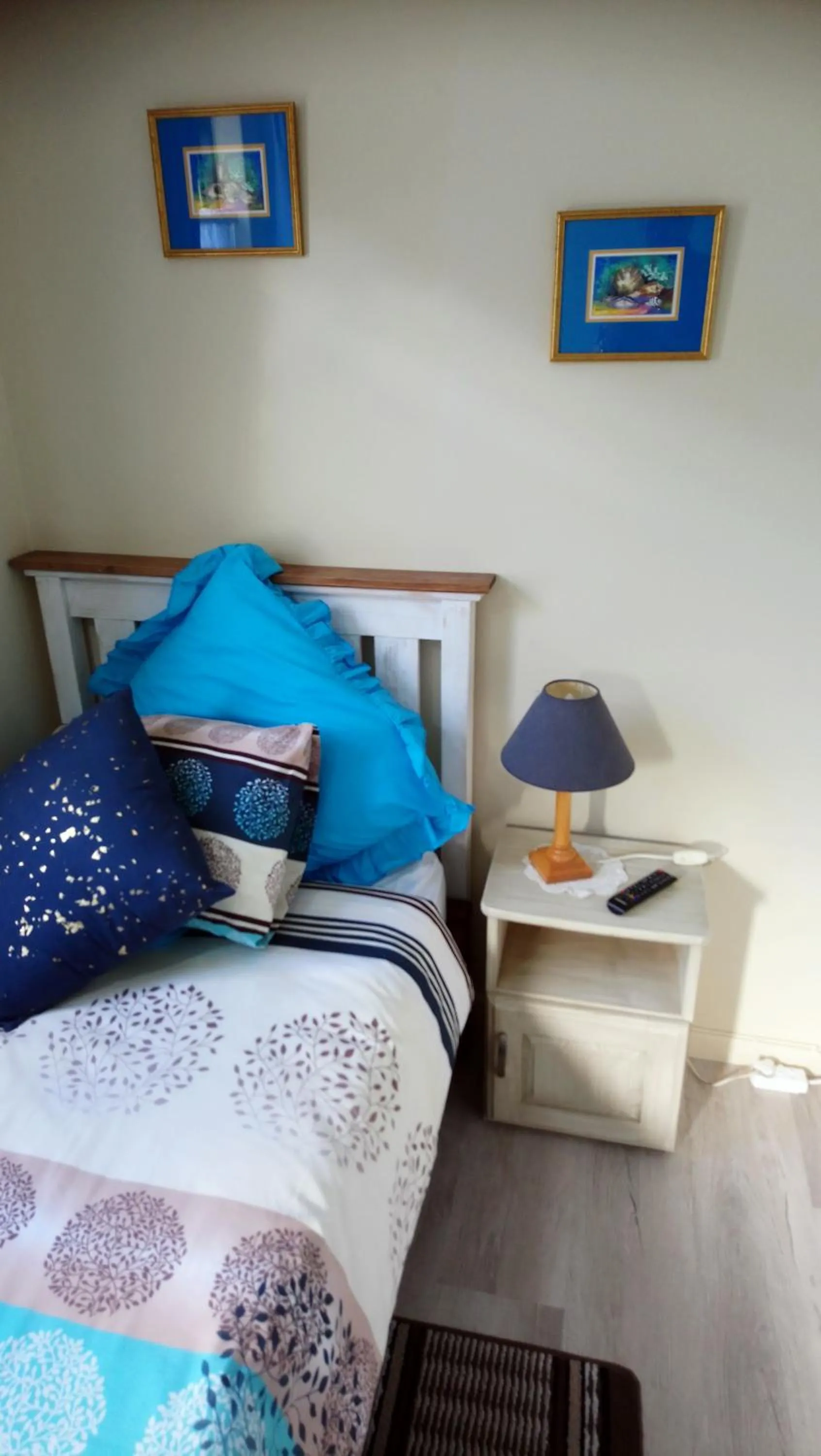 Bed in Welterusten Guesthouse