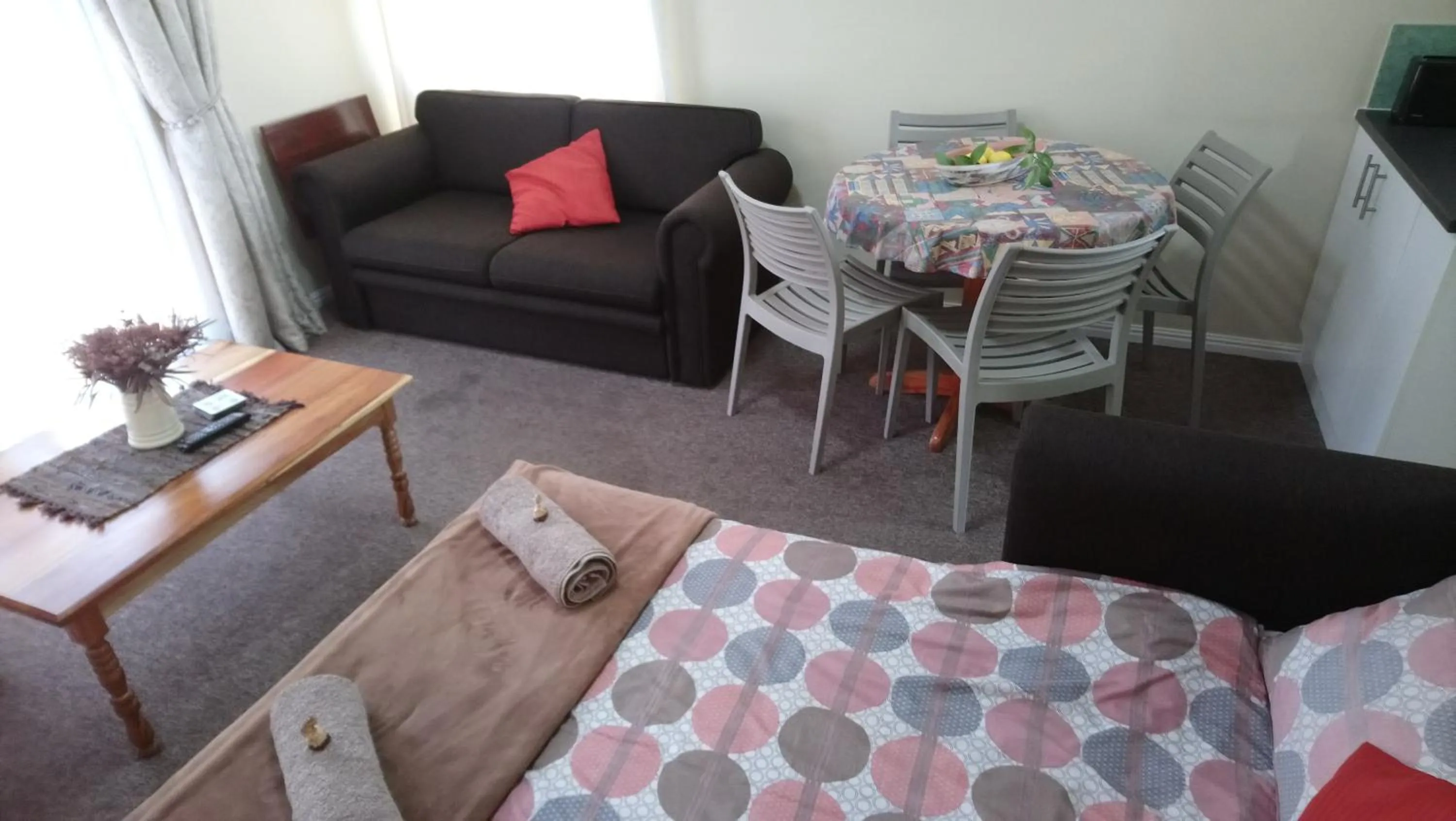 Living room in Welterusten Guesthouse