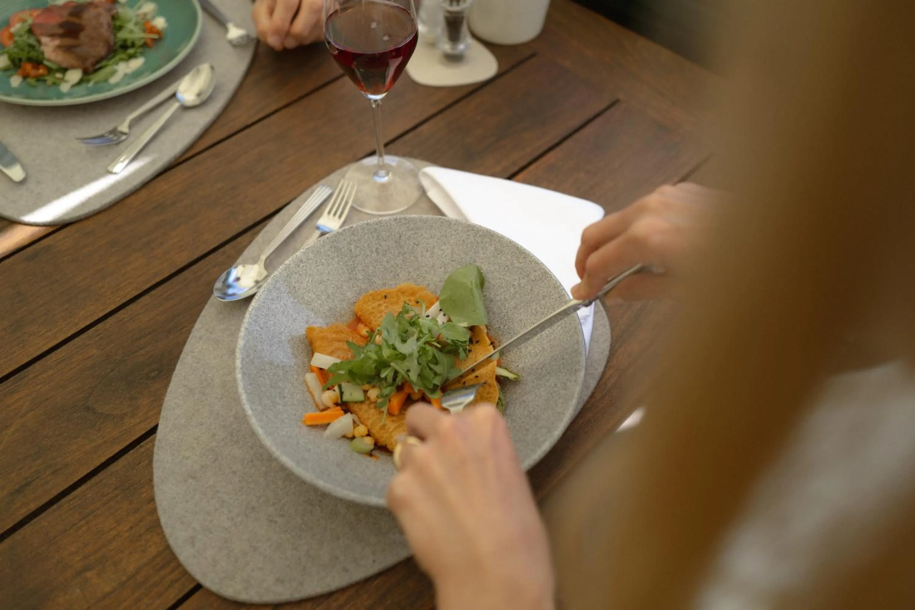 Food close-up in IMLAUER Hotel Schloss Pichlarn