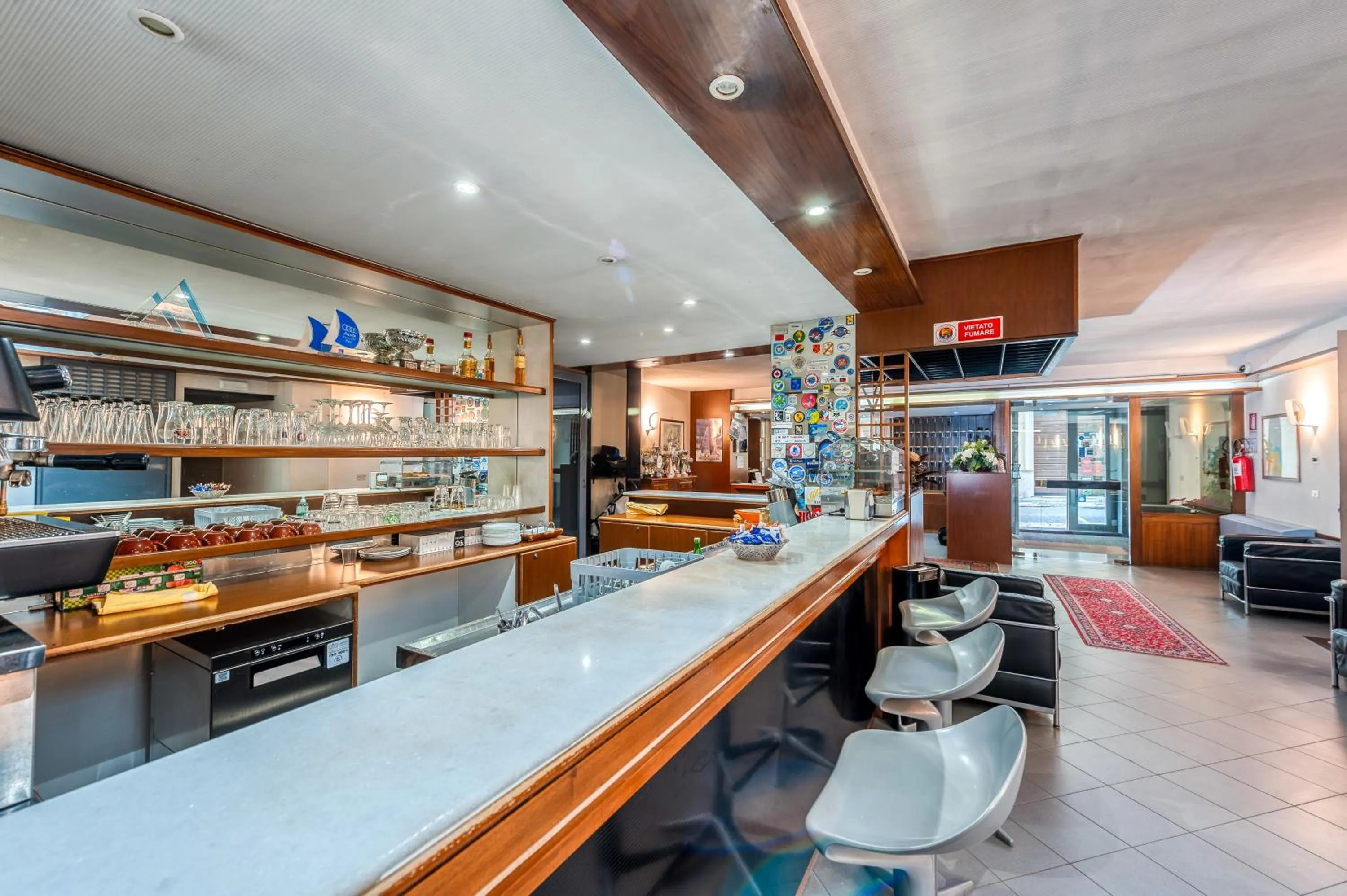 Lobby or reception in Hotel Barsotti