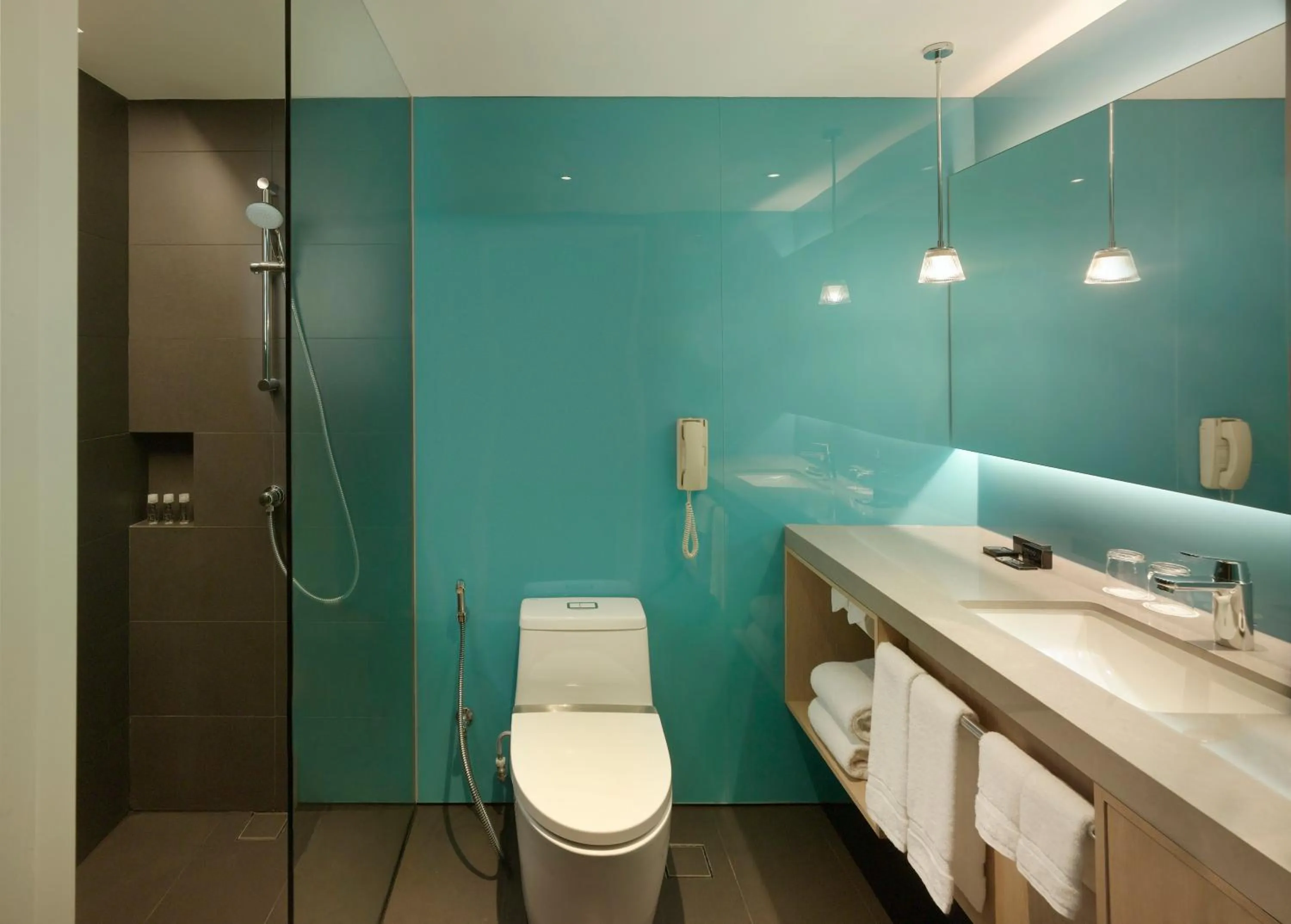 Shower in Concorde Hotel Singapore
