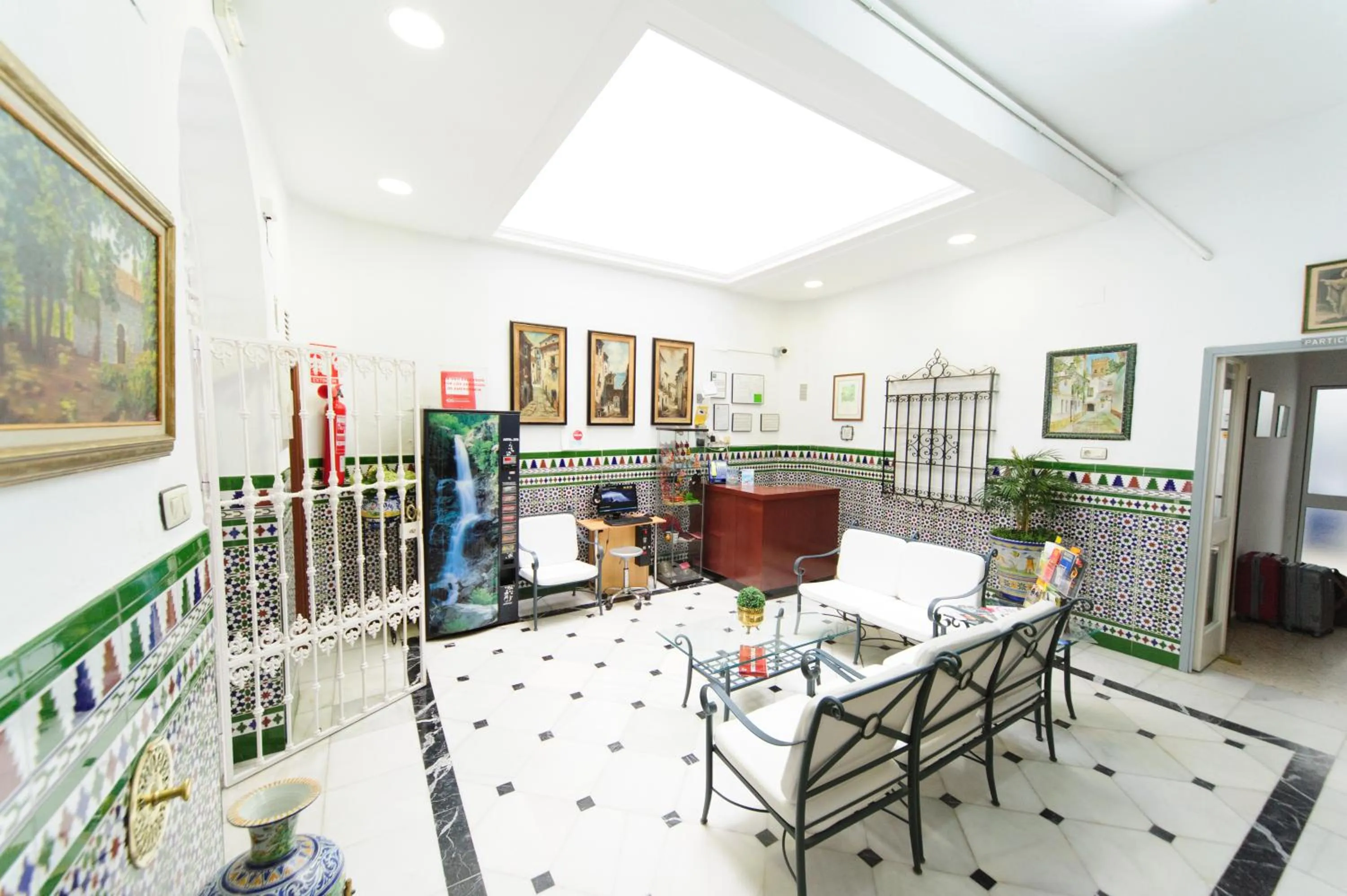 Lobby or reception in Pension Gala