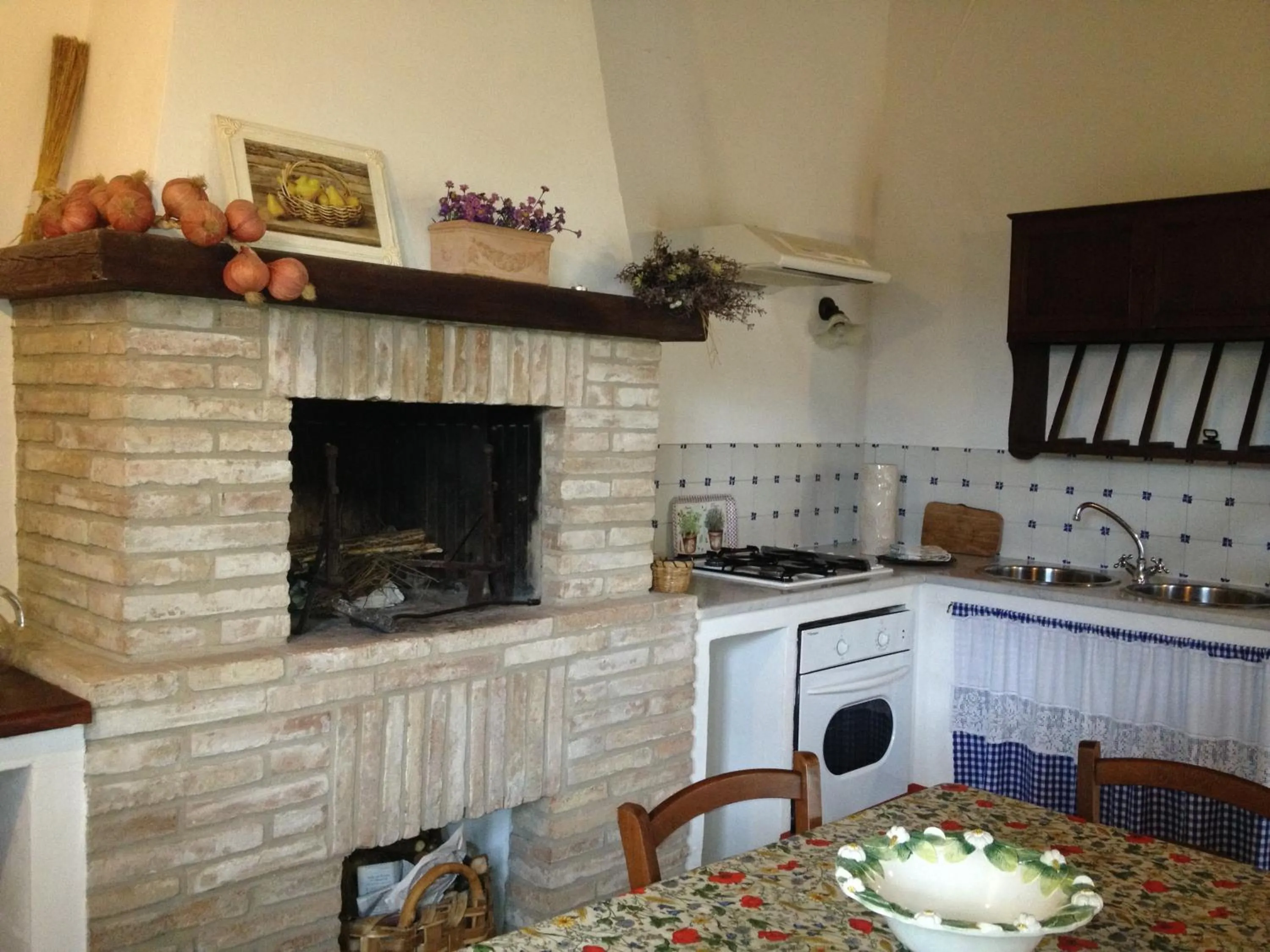 Dining area in Tenuta Santagnese