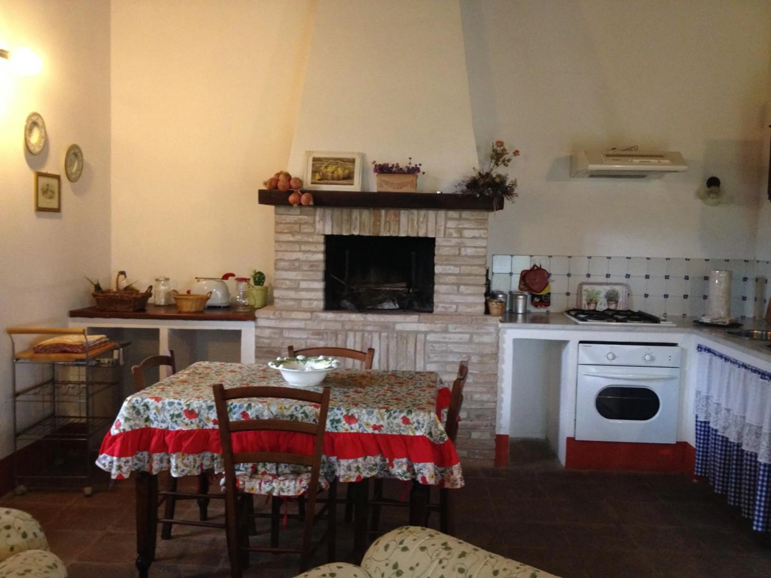 Dining area in Tenuta Santagnese
