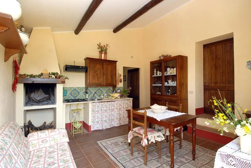 Dining area in Tenuta Santagnese
