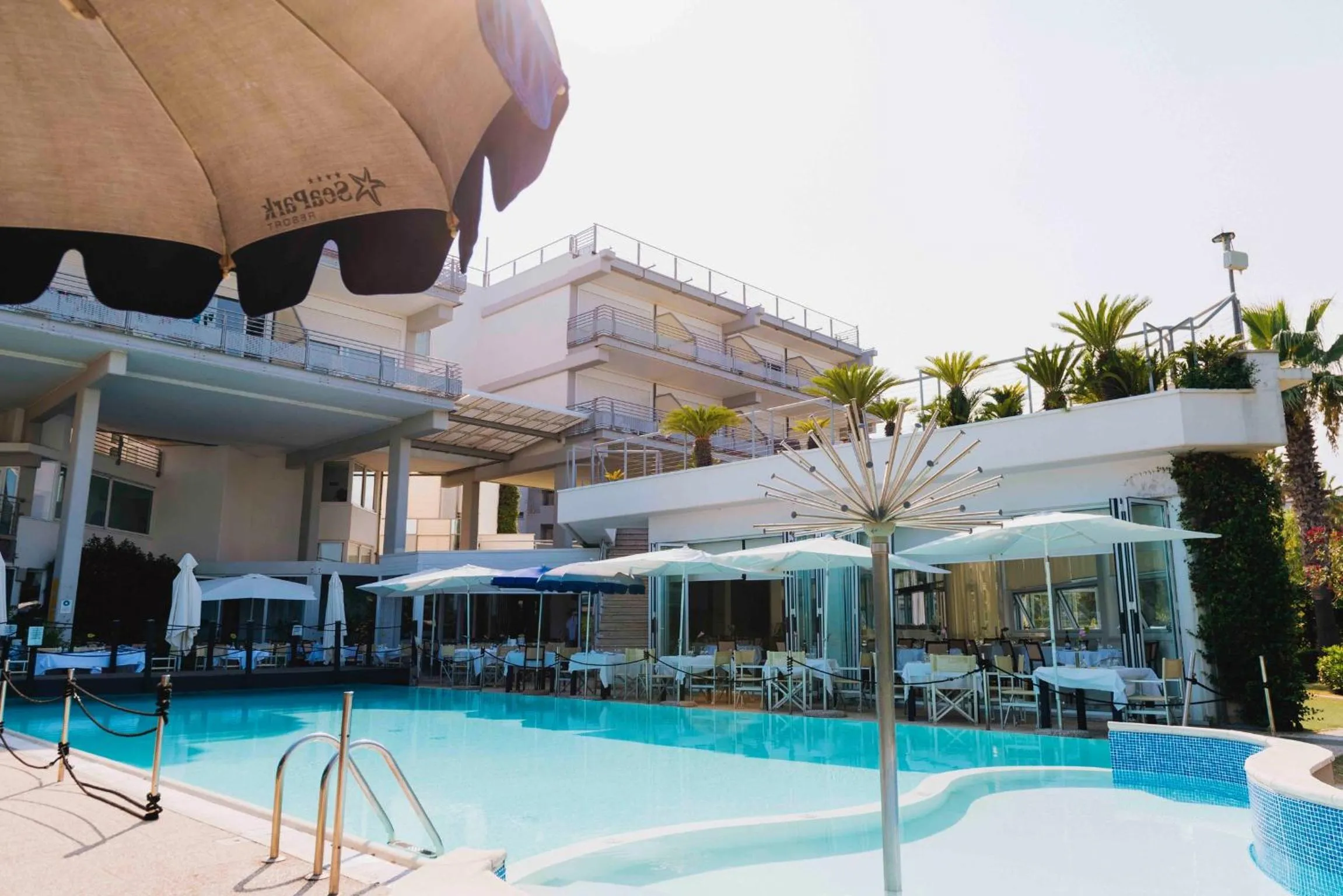 Pool view in SeaPark SPA Resort