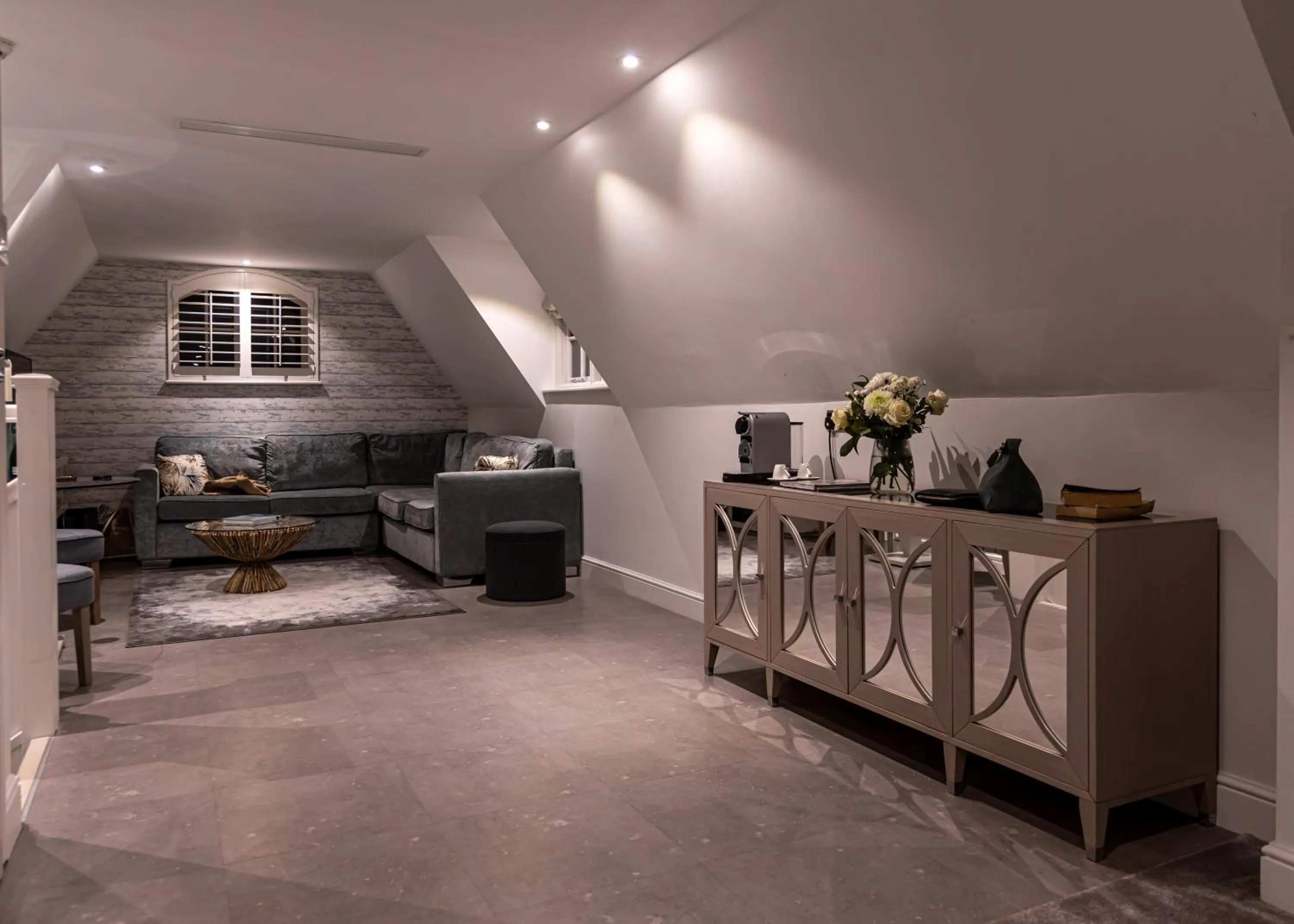 Seating area in Barnett Hill Hotel