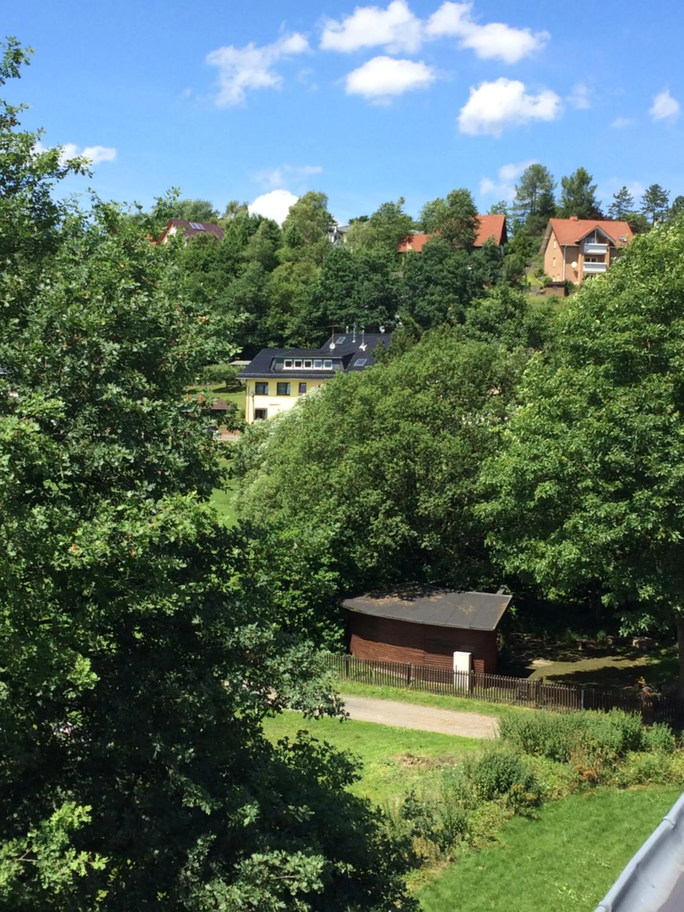 Garden view in Hotel Garni-Tell